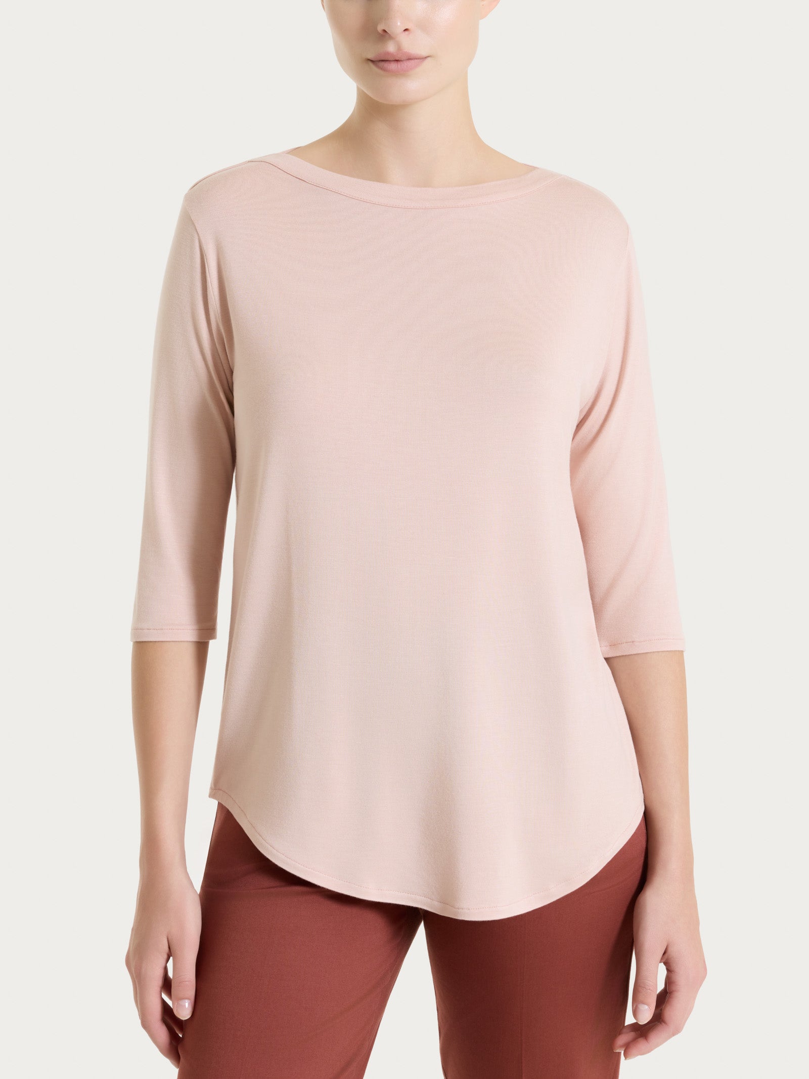 Ragno Viscosa Summer Maglietta Barchetta maglia cameo rose