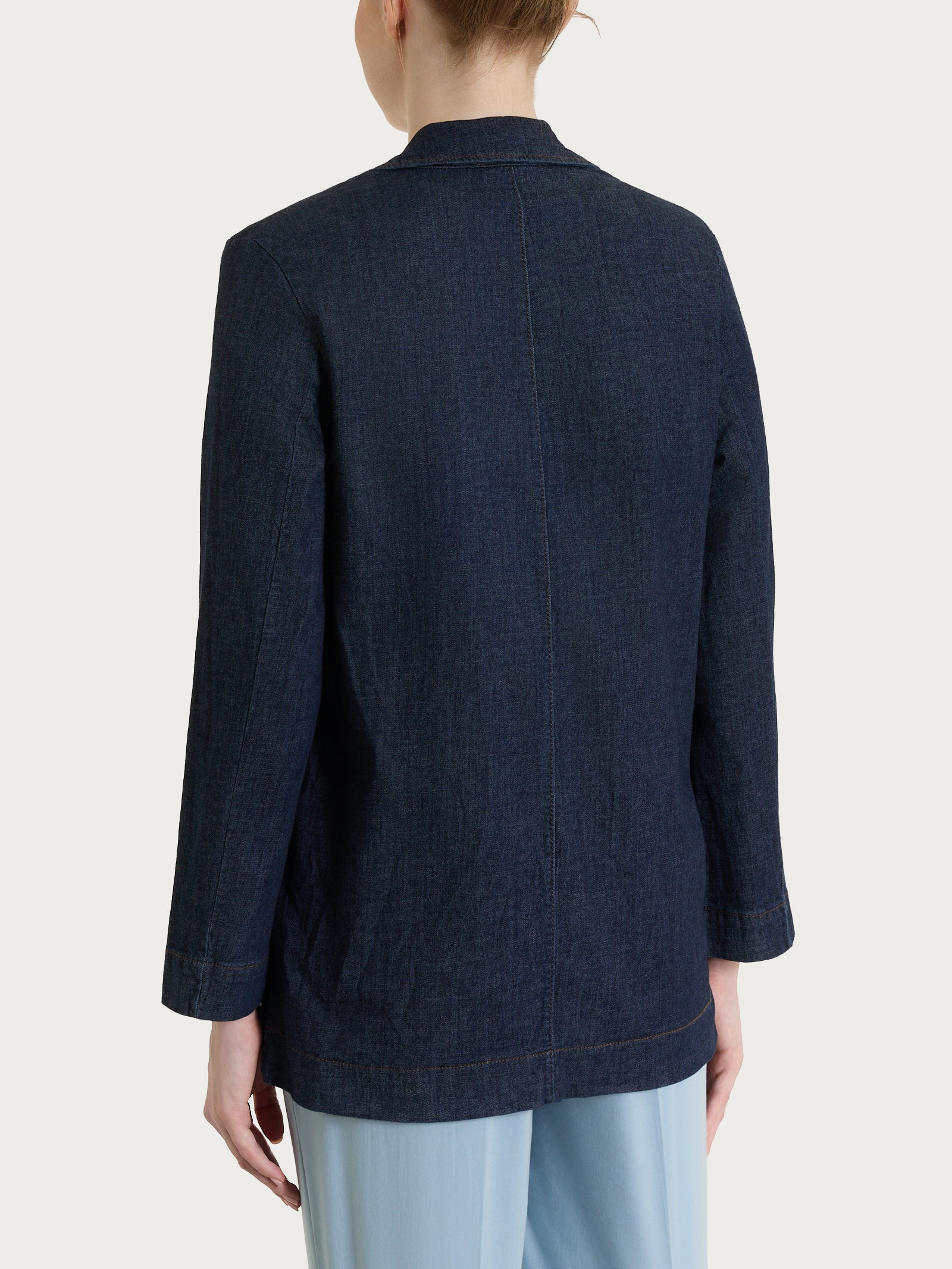 Ragno Super Denim blazer over giacca indigo cotone elasticizzato