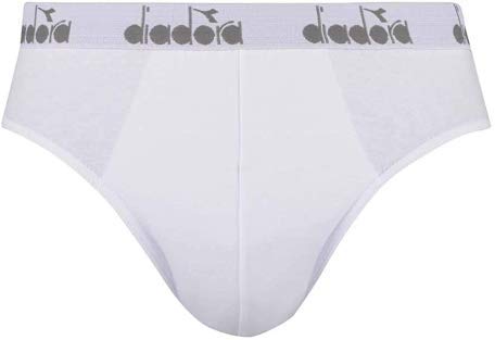 Diadora Originale Slip Uomo Cotone 3 Paia Bianco Cotone