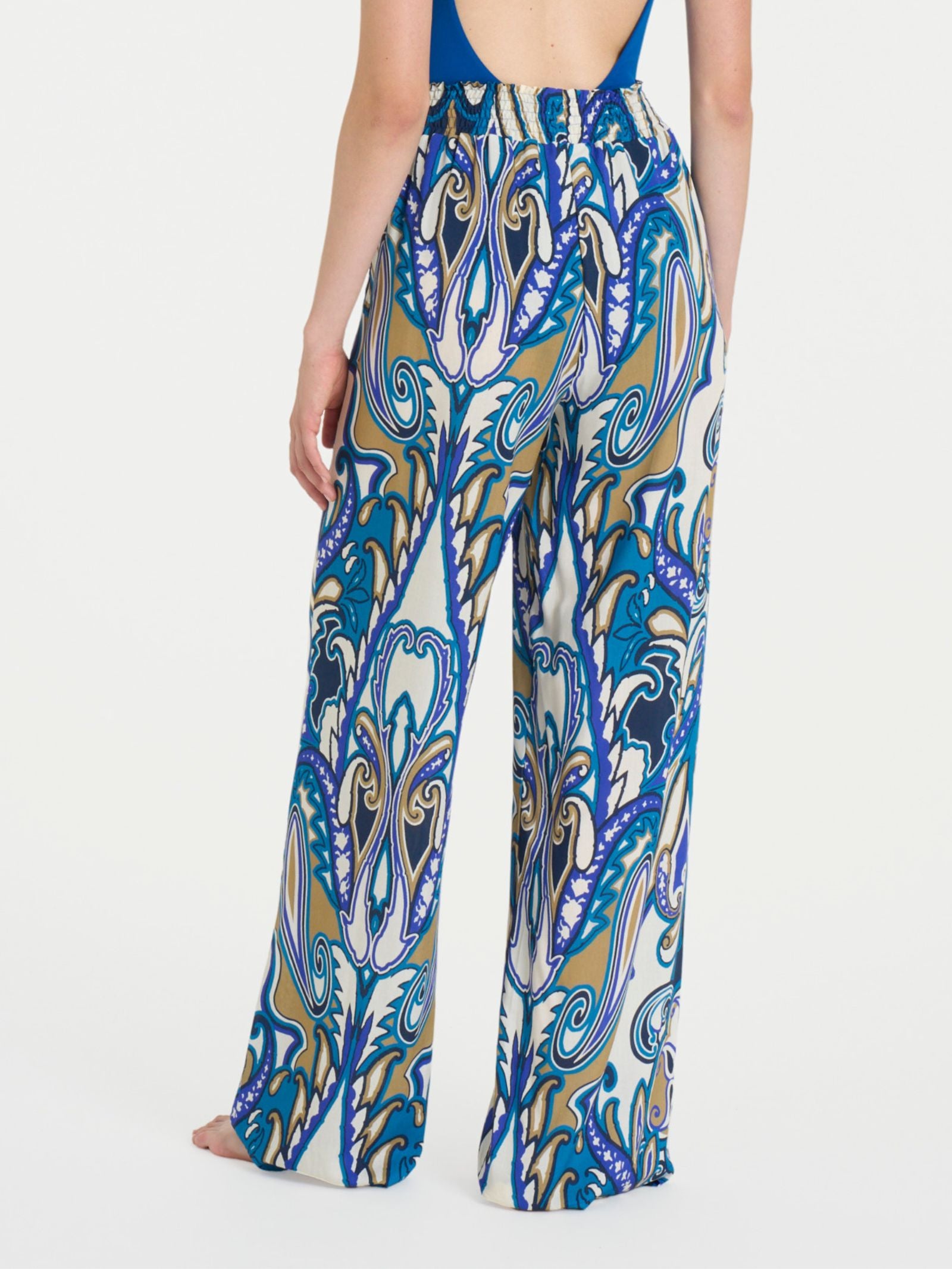 Ragno Ecoseta Pantalone Ampio Donna Fantasia Dazzling leggero