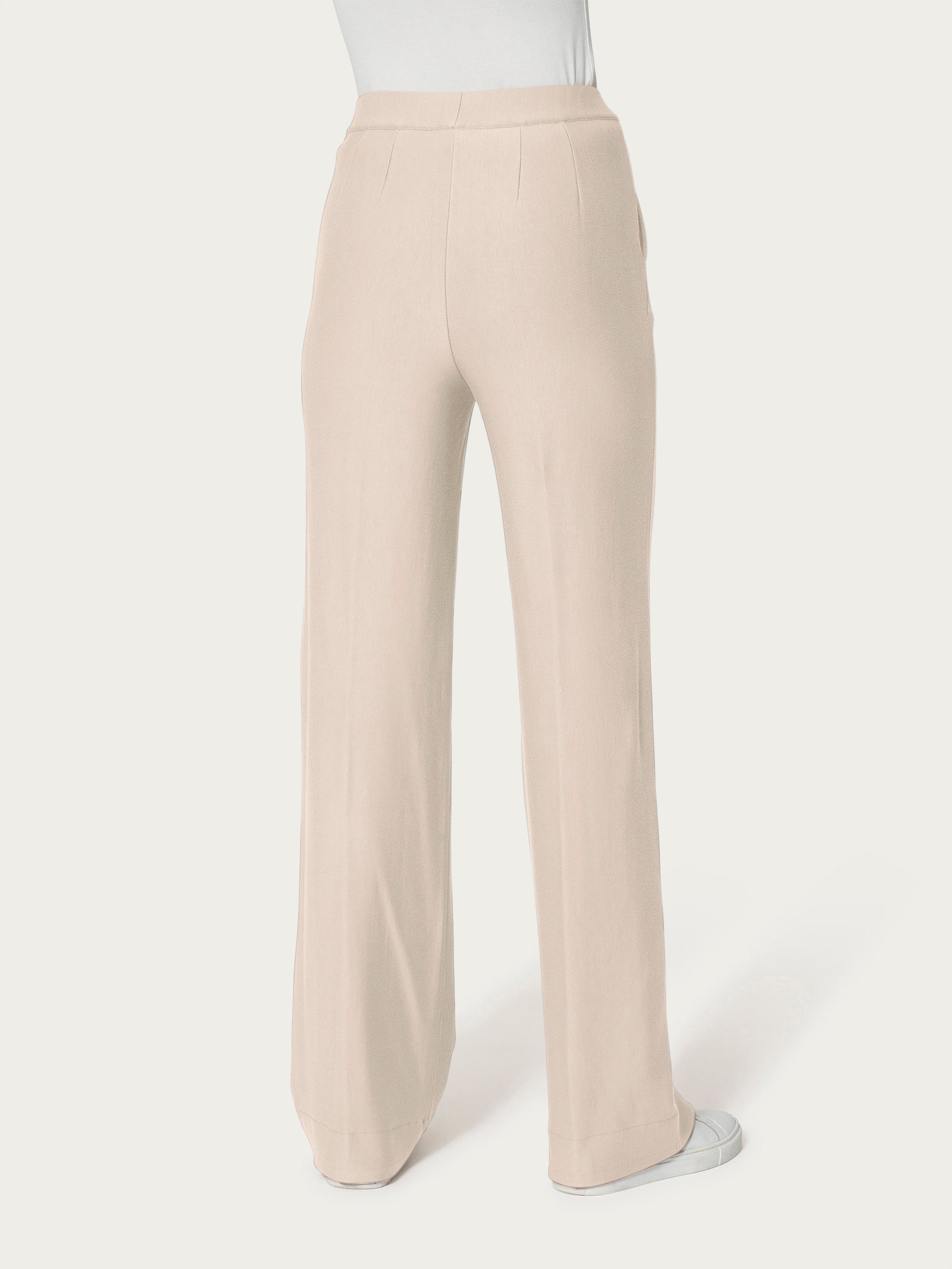 Ragno Relaxed Wardrobe The Wide Leg pantalone Champignon felpa