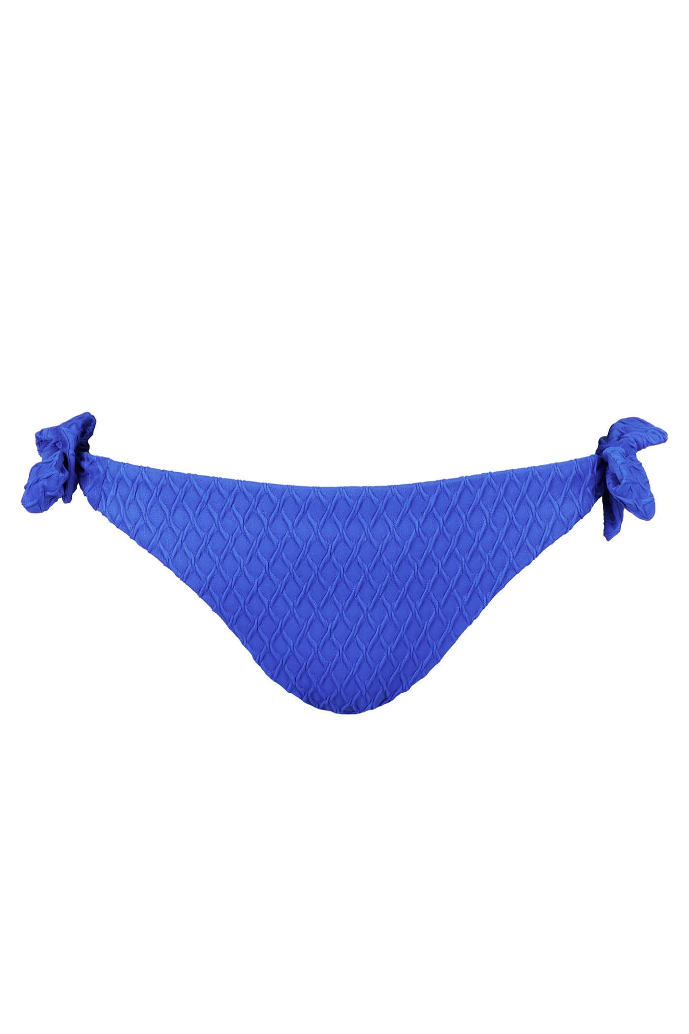 Goldenpoint Fishnet Slip con Fiocchi Laterali Bikini Jacquard