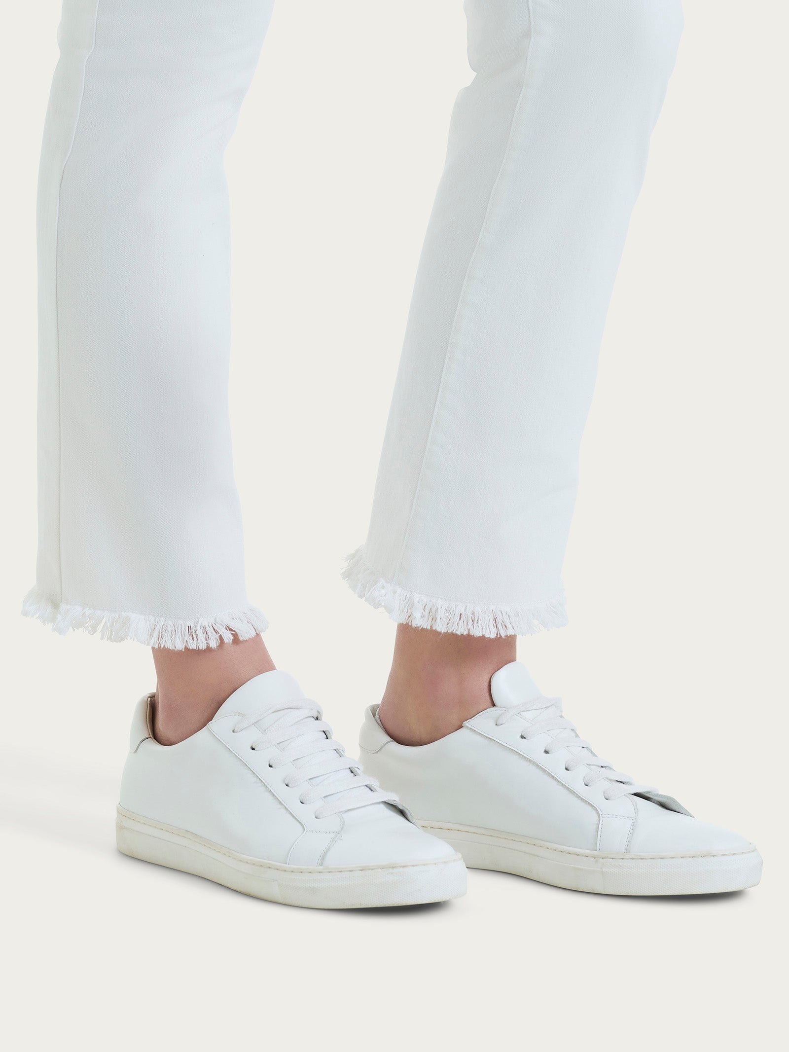 Ragno Super Denim Jeans Straight donna elasticizzato Bianco
