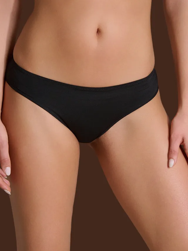 Ragno beYOUtiful slip brasiliano Nero Bipack microfibra