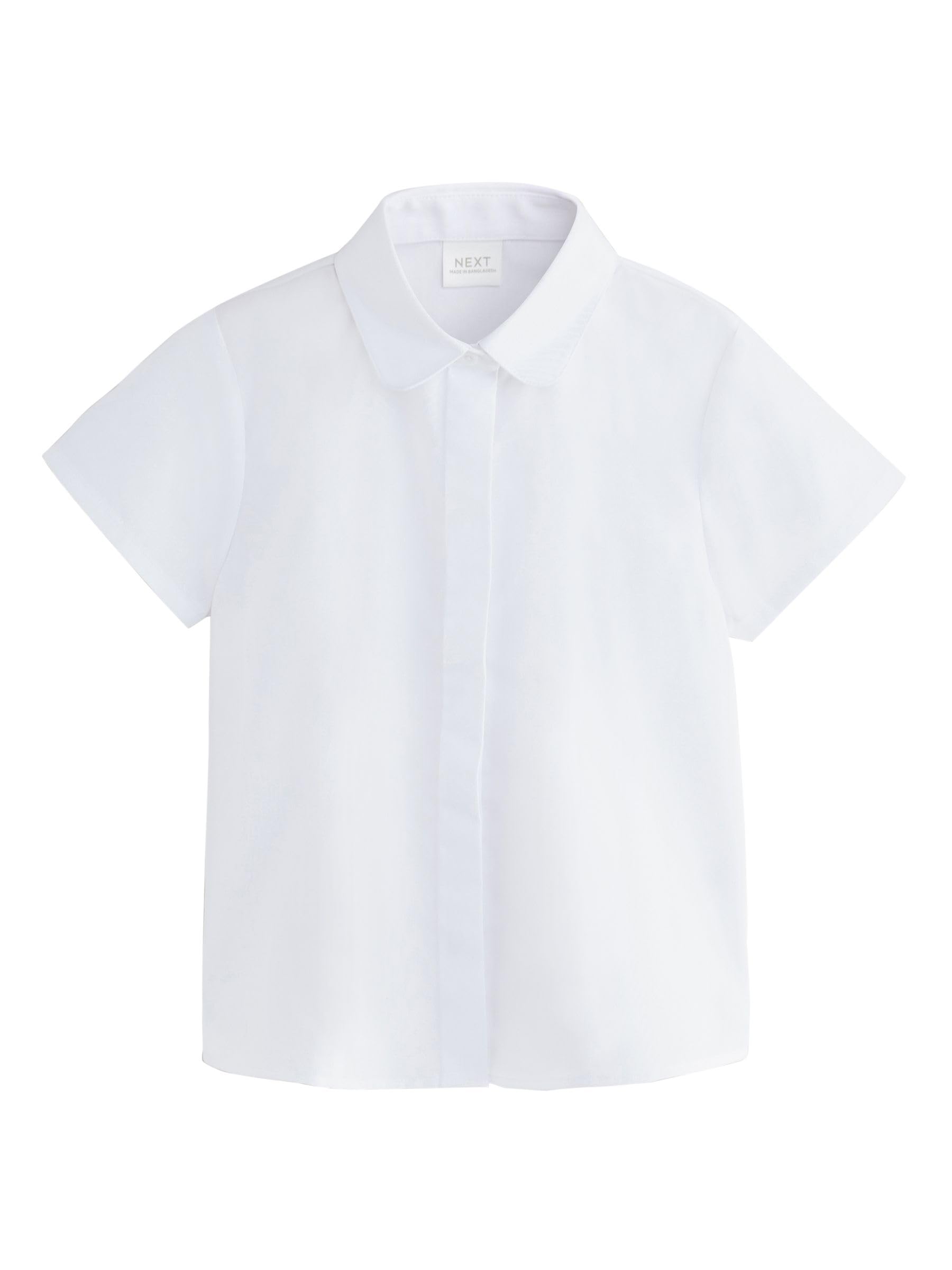 Next camicie scuola bambina maniche corte 5 pezzi 146 cotone