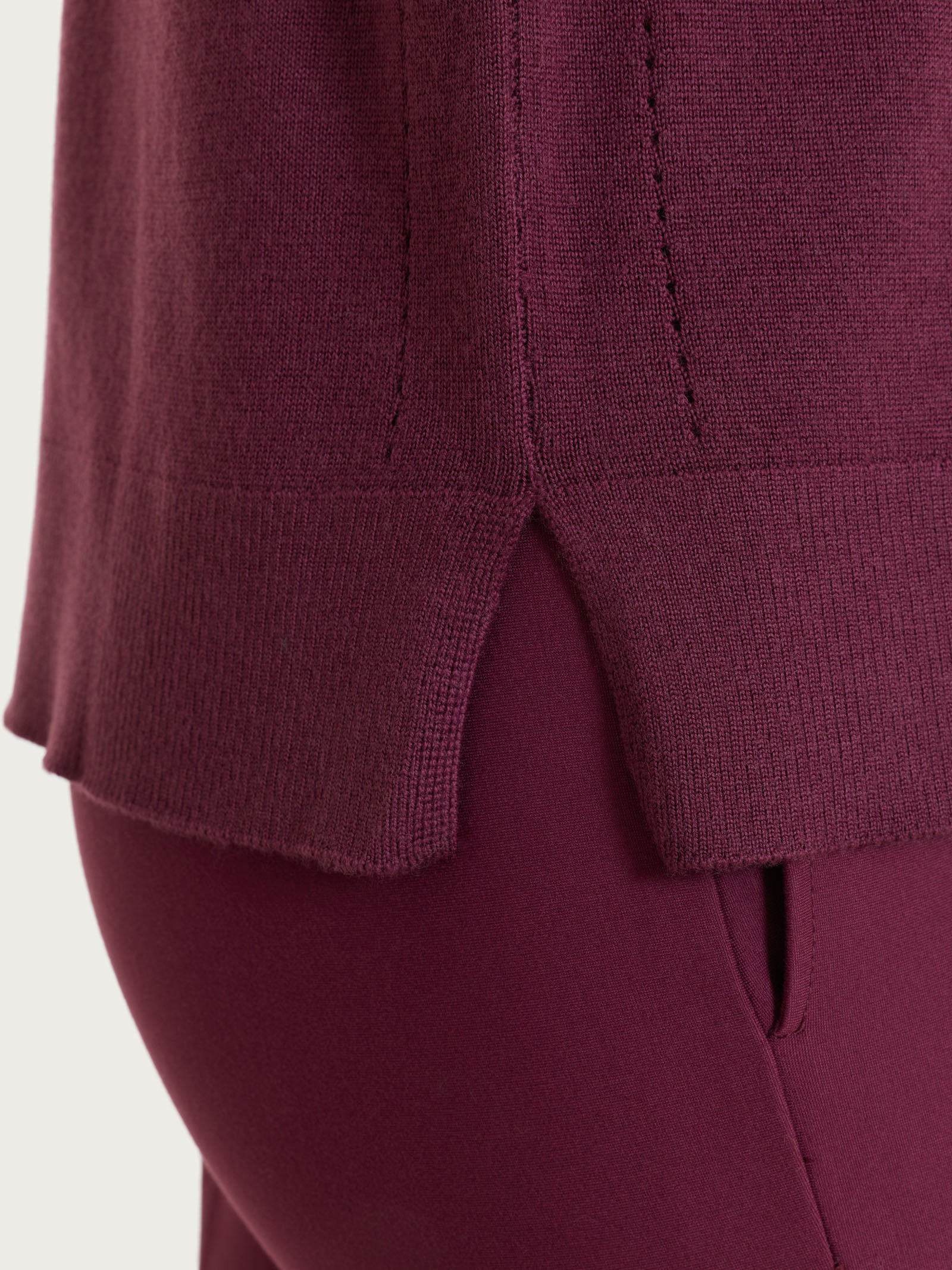 Ragno Merino Soft Maglia Girocollo Fig pura lana donna