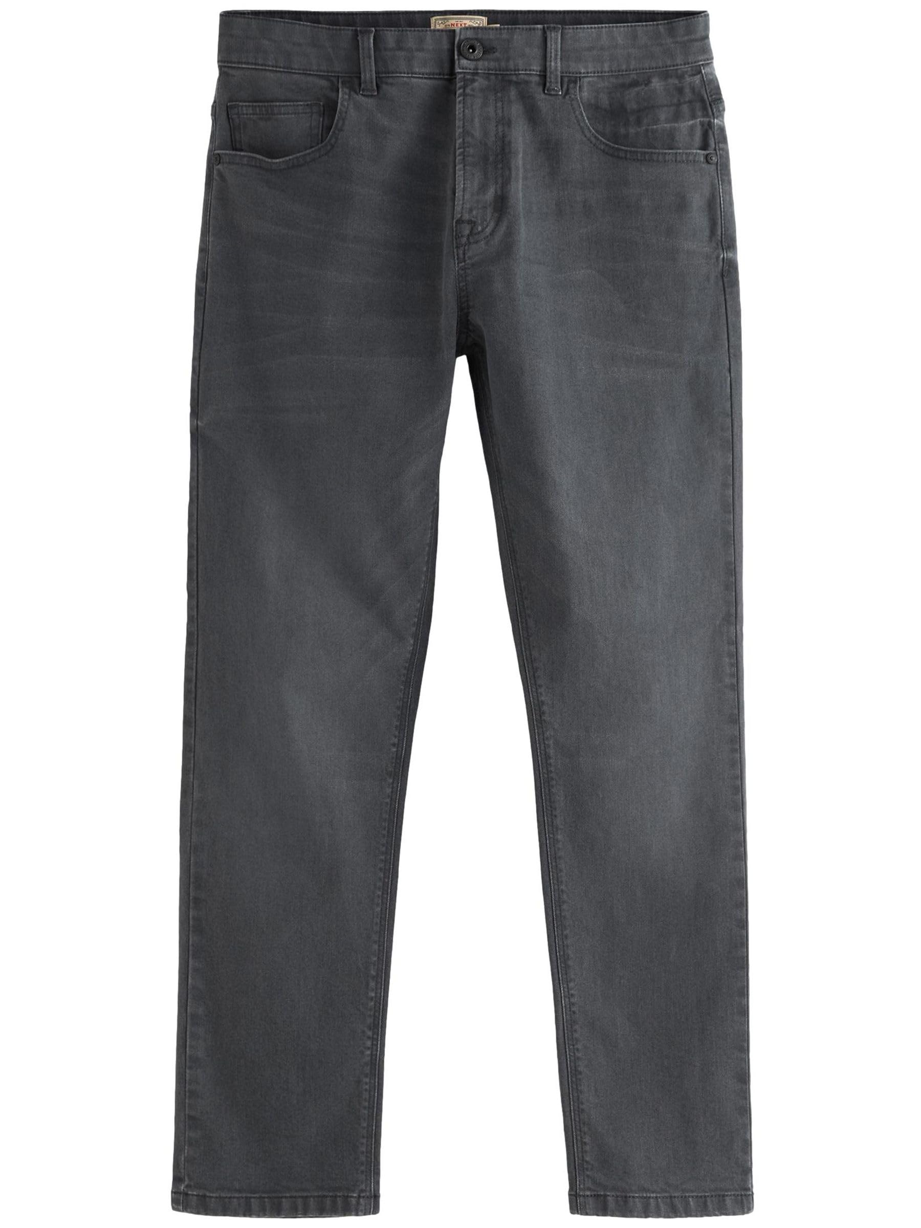 Next jeans uomo classico W38 L31 grigio carbone