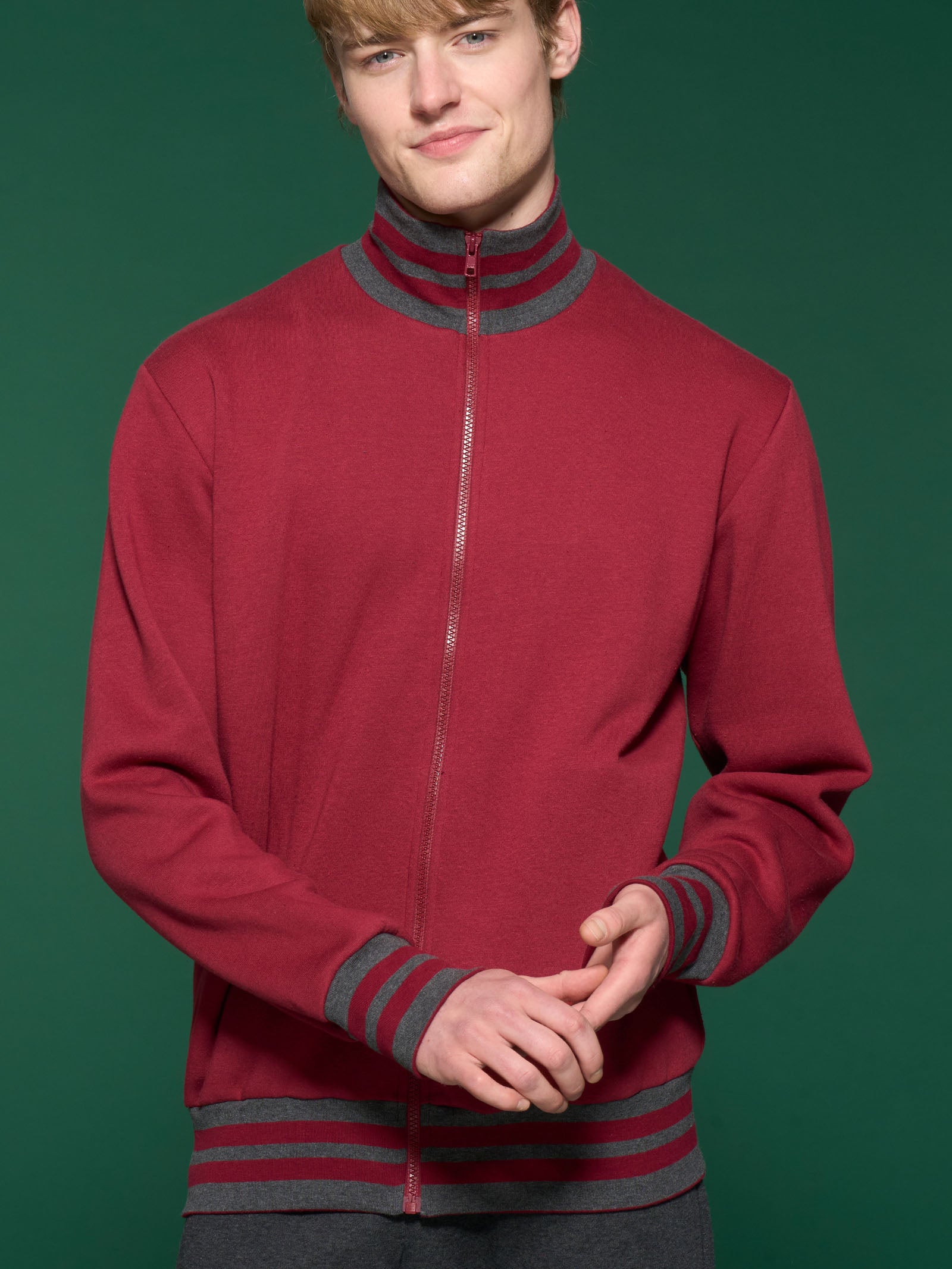 Ragno Comfort Tuta uomo Tibetan Red felpa misto cotone