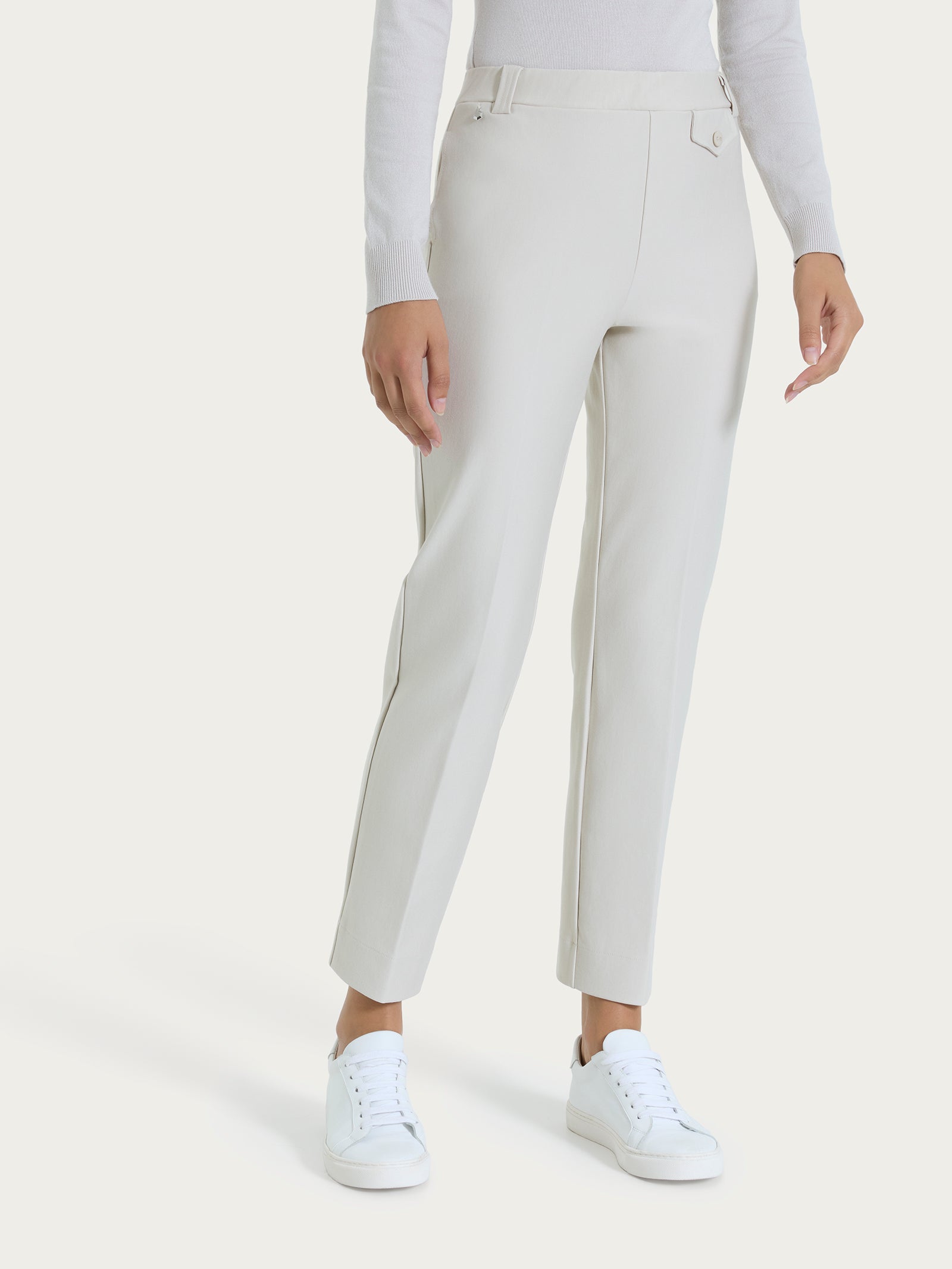 Ragno Compact pantalone dritto taschino champignon