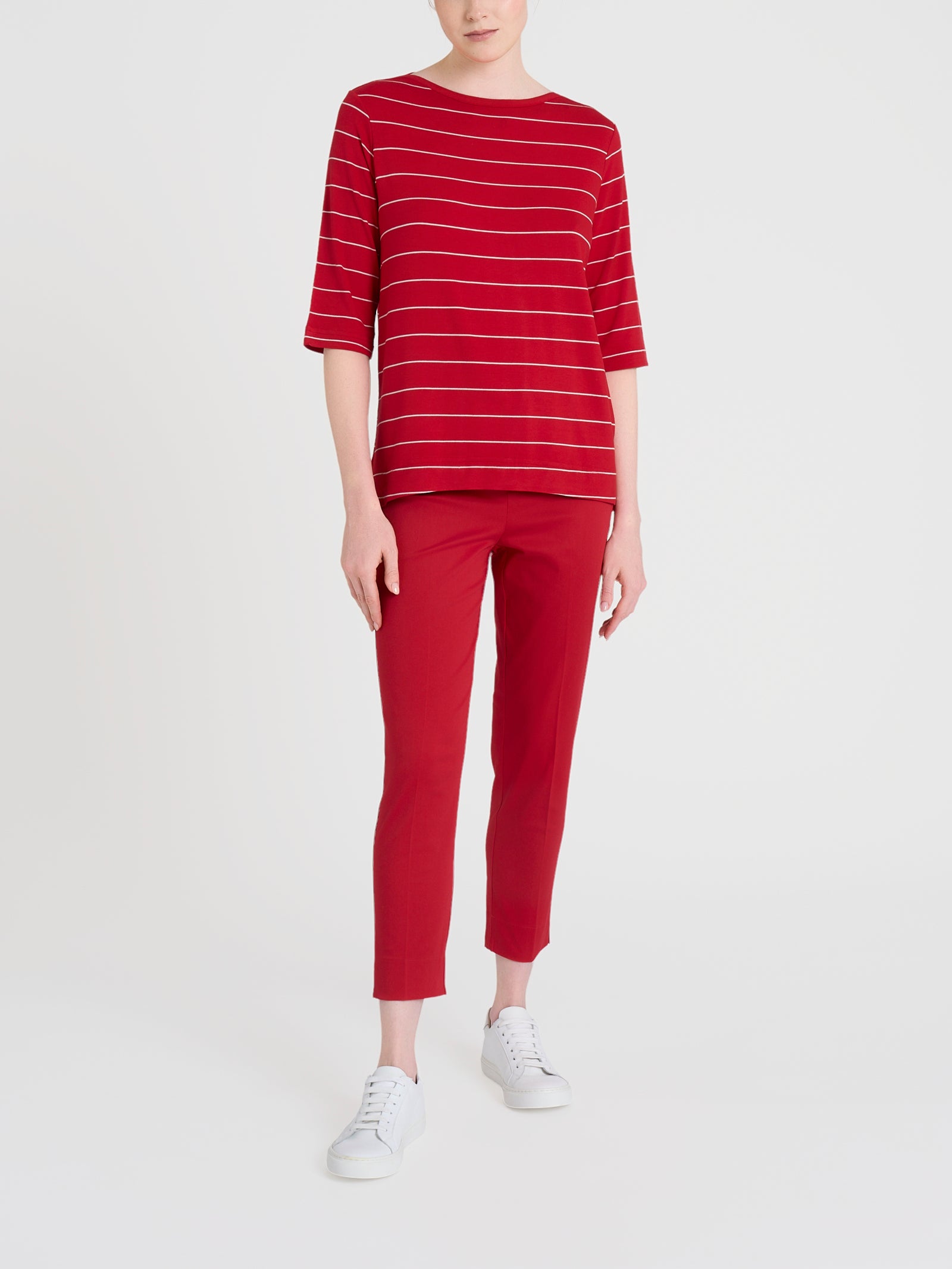 Ragno Viscosa Summer maglietta donna salsa riga 3/4