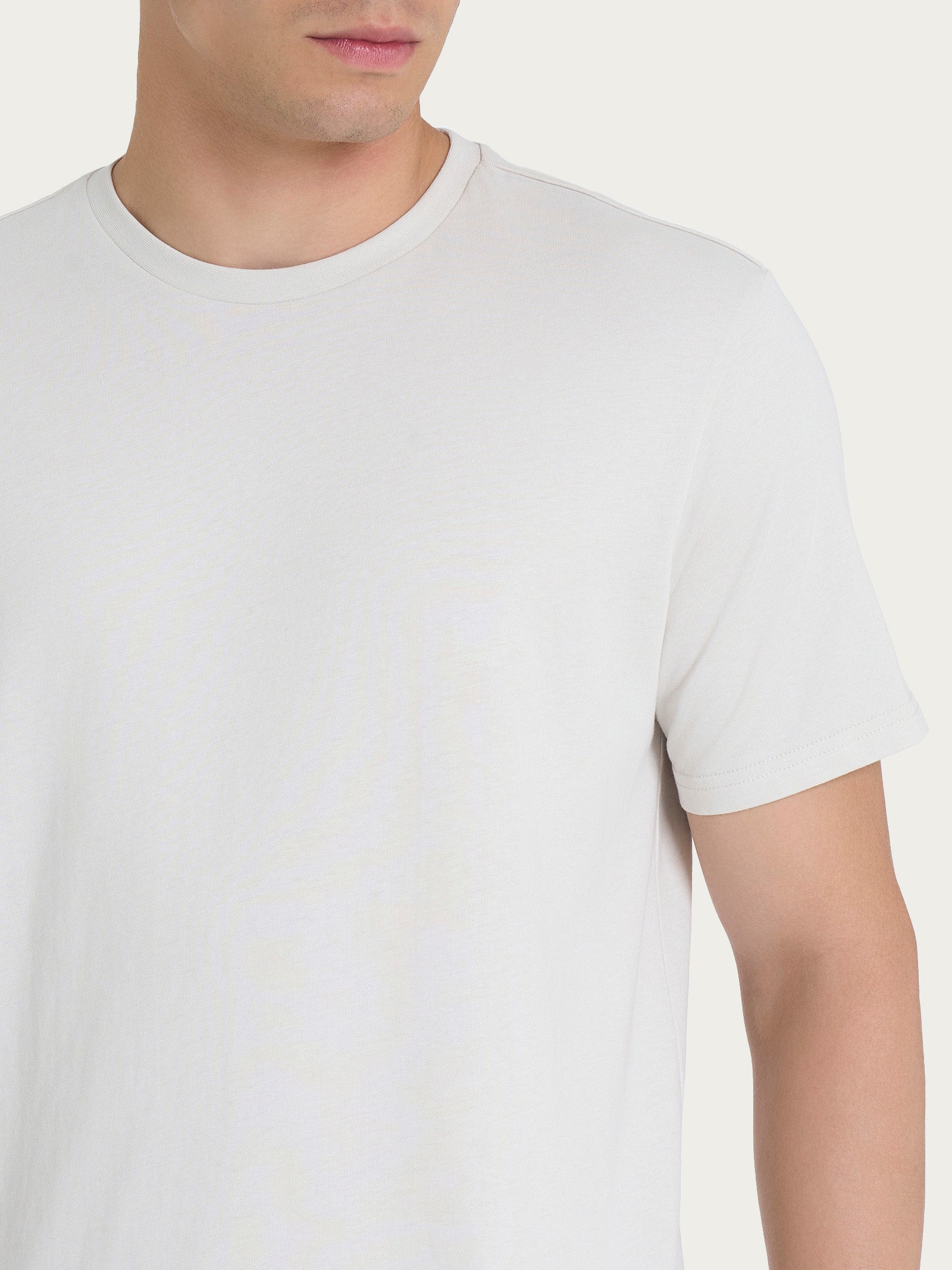 Ragno Jersey di Cotone T-shirt girocollo uomo champignon cotone