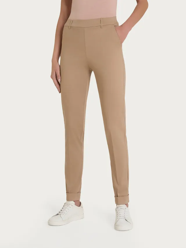 Ragno Satin Power pantalone chino donna Warm Taupe
