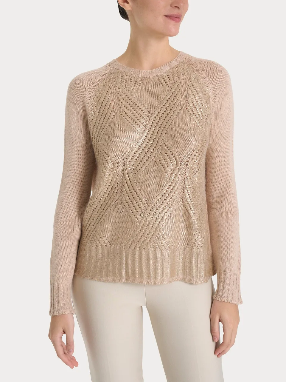 Ragno Merino Soft Girocollo Maglia Moonlight Soft