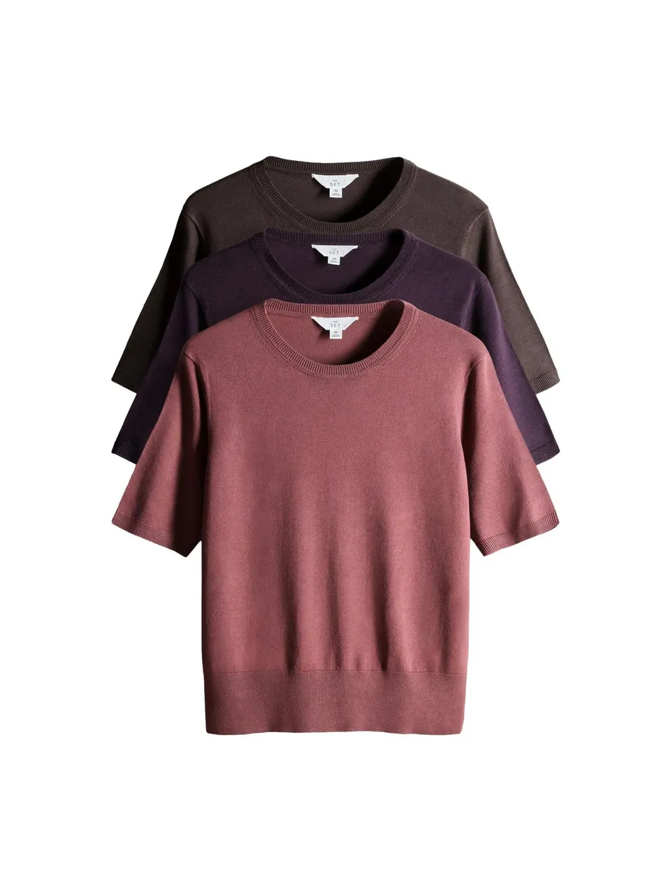 Next The Set Maglia punto fine maniche lunghe 4 pezzi
