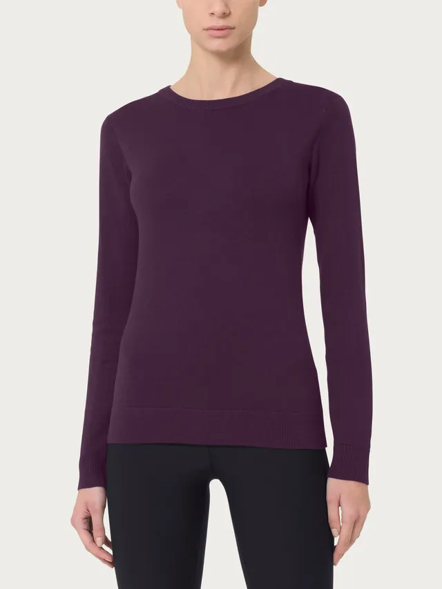 Ragno Four Seasons Maglione Girocollo Prugna