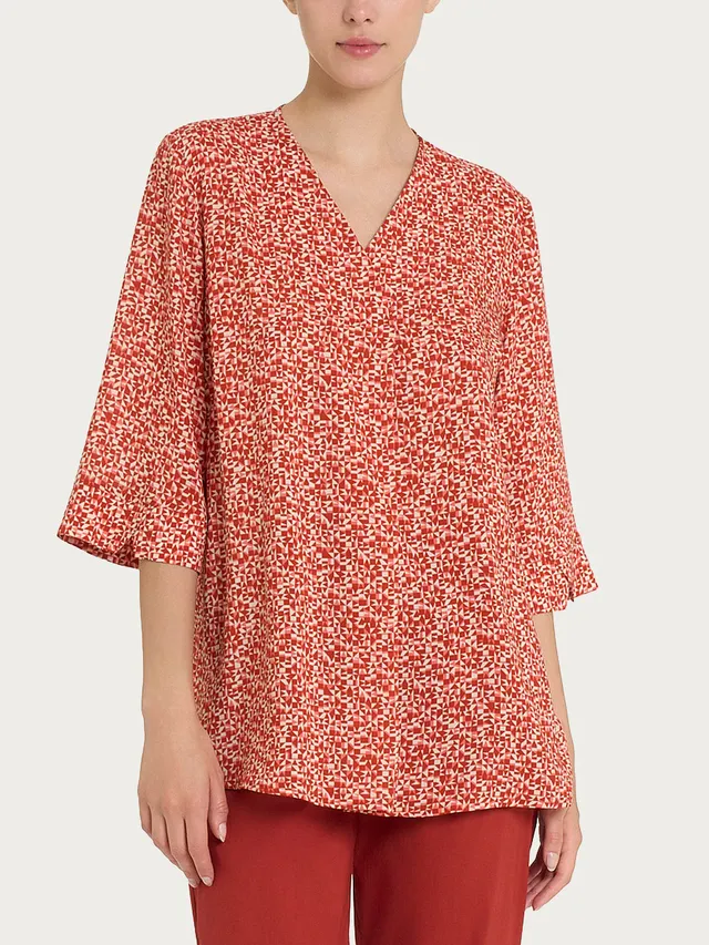 Ragno Ecoseta Blusa Manica 3/4 Fant. Dubarry