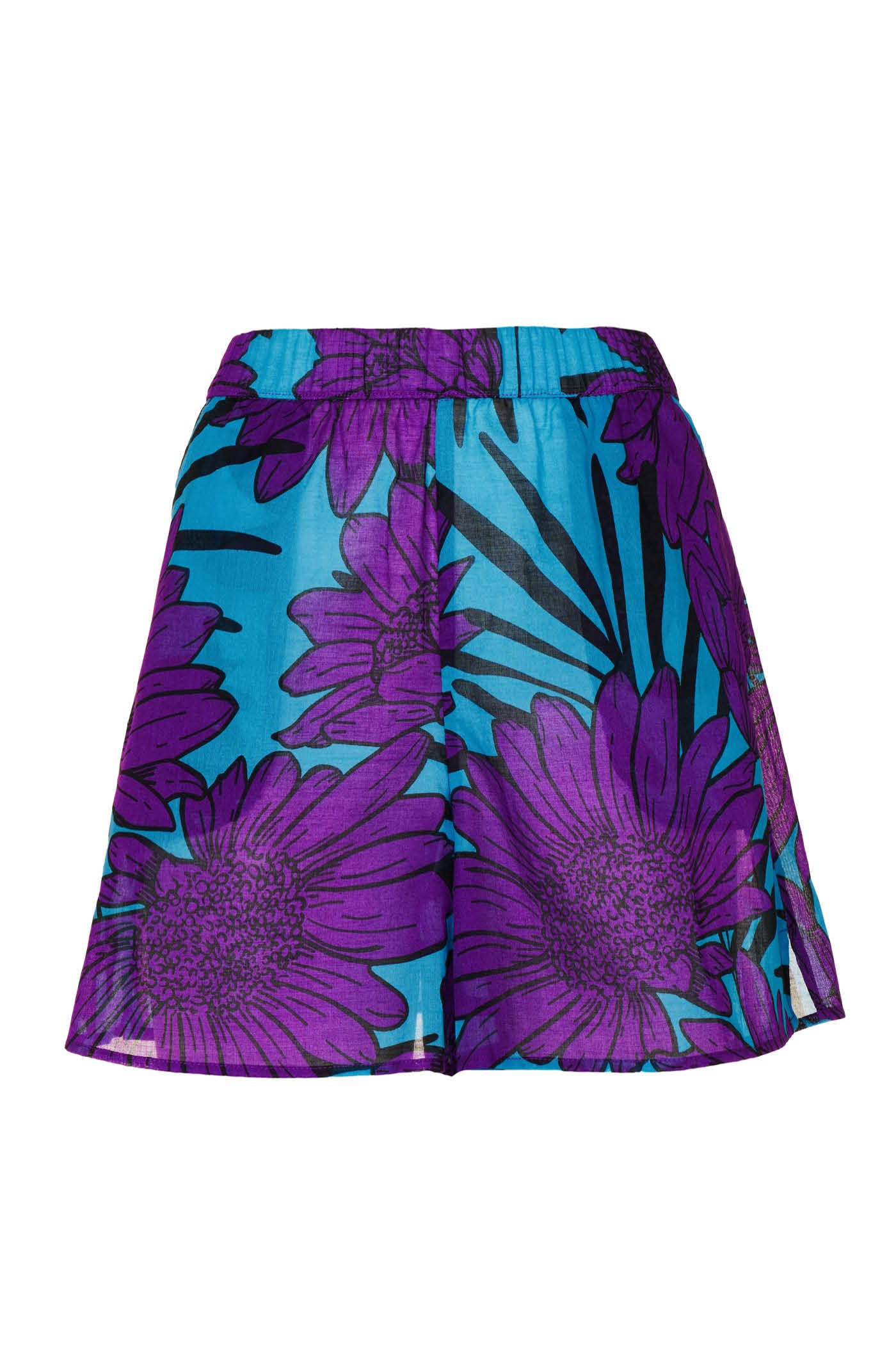 Goldenpoint Blooming Shorts Copricostume Cotone Fantasia Floreale