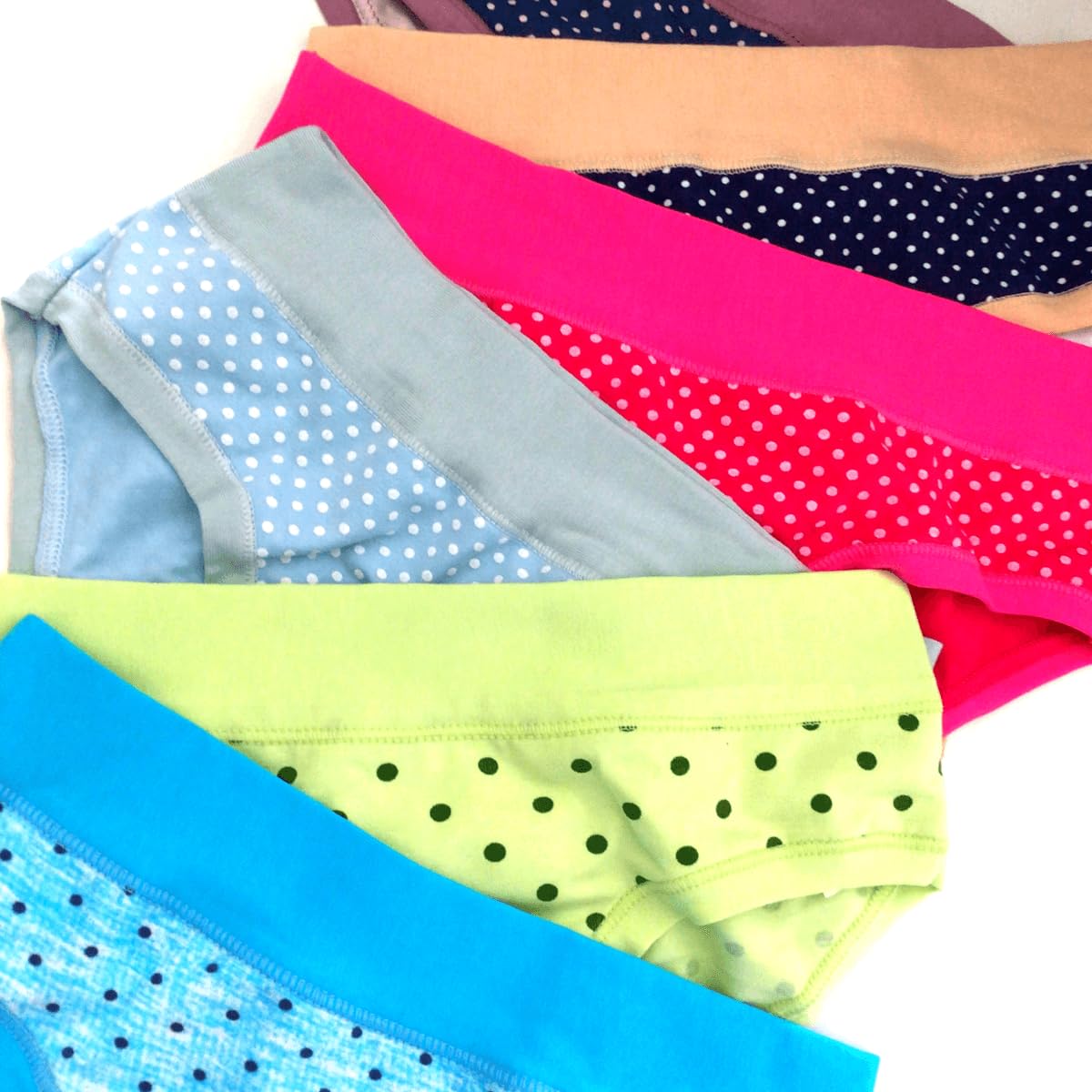 Lady C Emy slip bambina cotone 6 paia colori anallergici