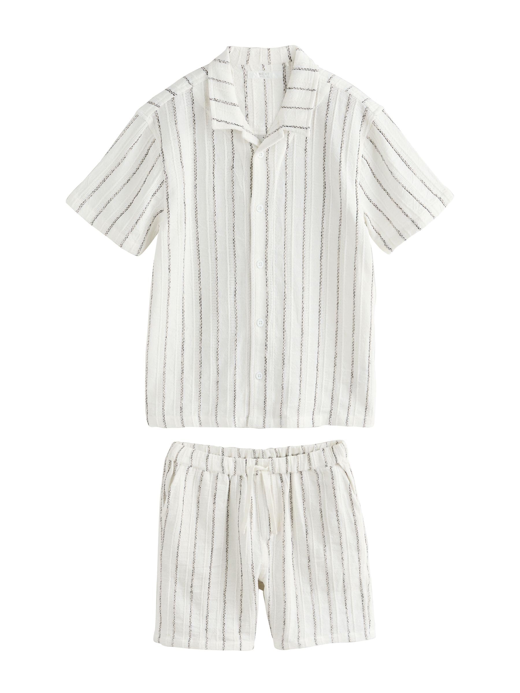 Next completo camicia shorts bambino 122 righe