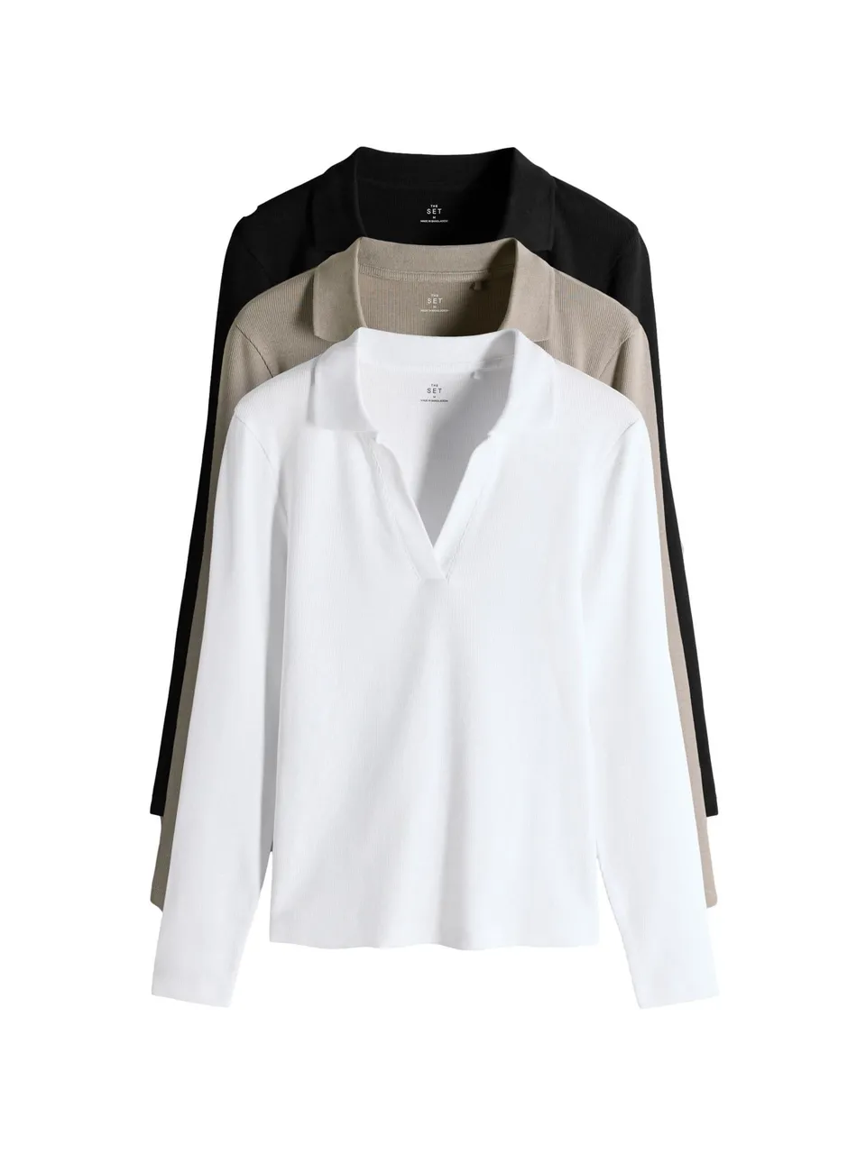 Geo Next The Set Polo Coste Maniche Lunghe 3 Pezzi Donna
