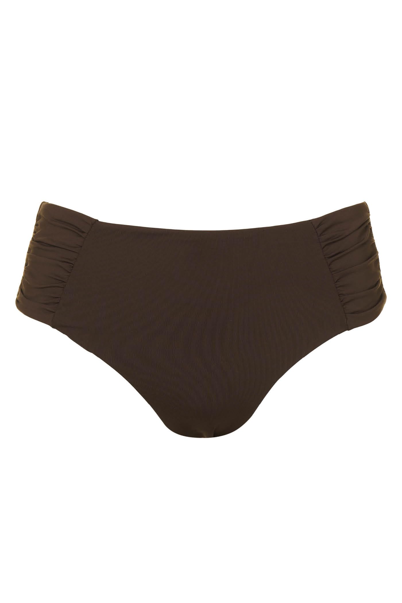 Goldenpoint slip bikini donna fianco medio microfibra tinta unita