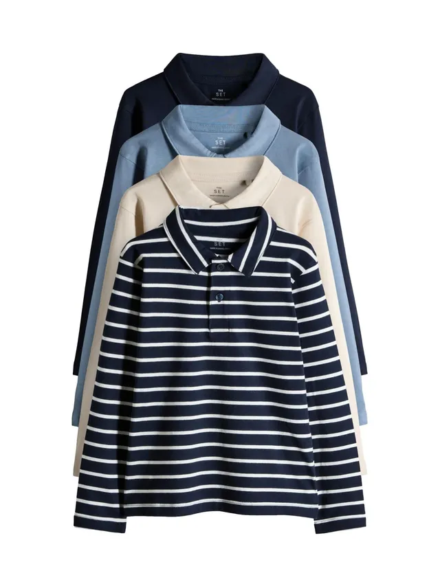 Next The Set Polo Ragazzo Jersey Maniche Corte 4 Pezzi