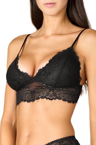 Goldenpoint Moresco Lace top triangolo scollo a V imbottito