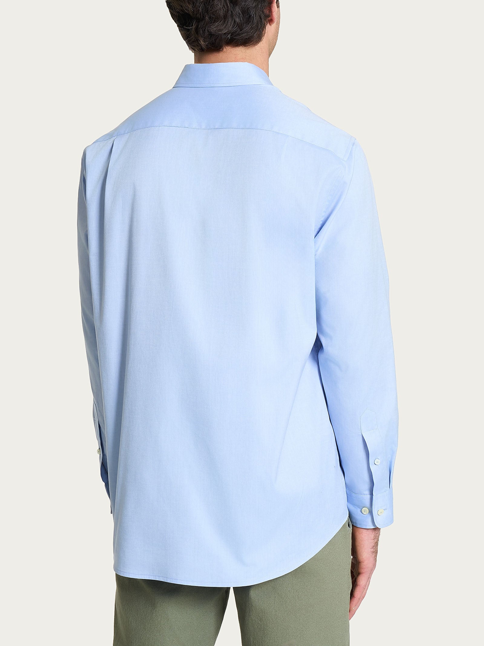 Ragno Camicia Oxford Puro Cotone Brunnera Blue