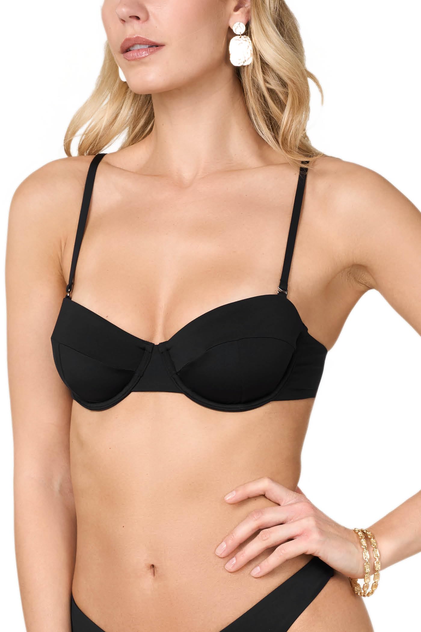 Goldenpoint Tinta Unita top bikini balconette push up