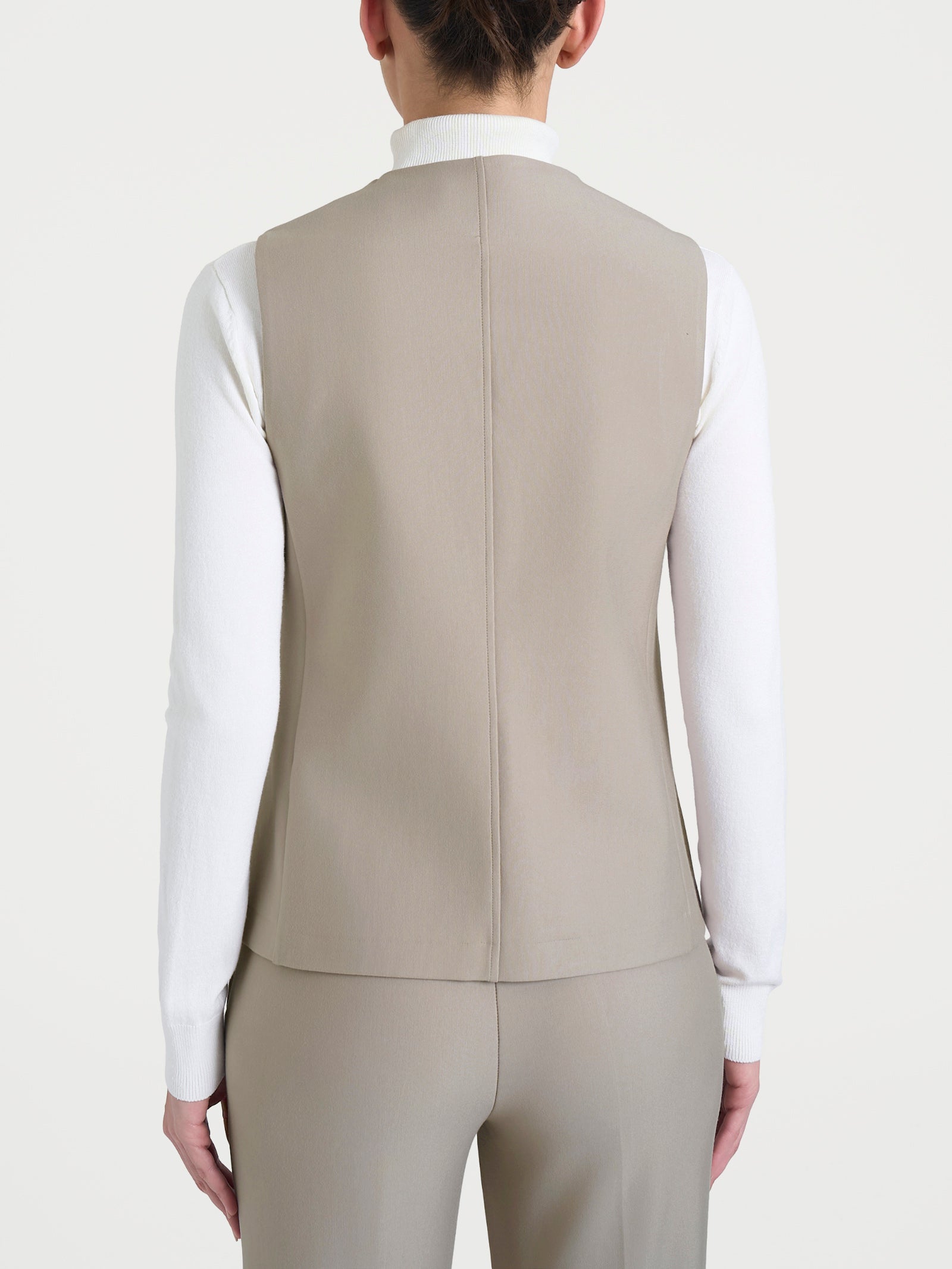 Ragno Compact gilet quattro bottoni string viscosa