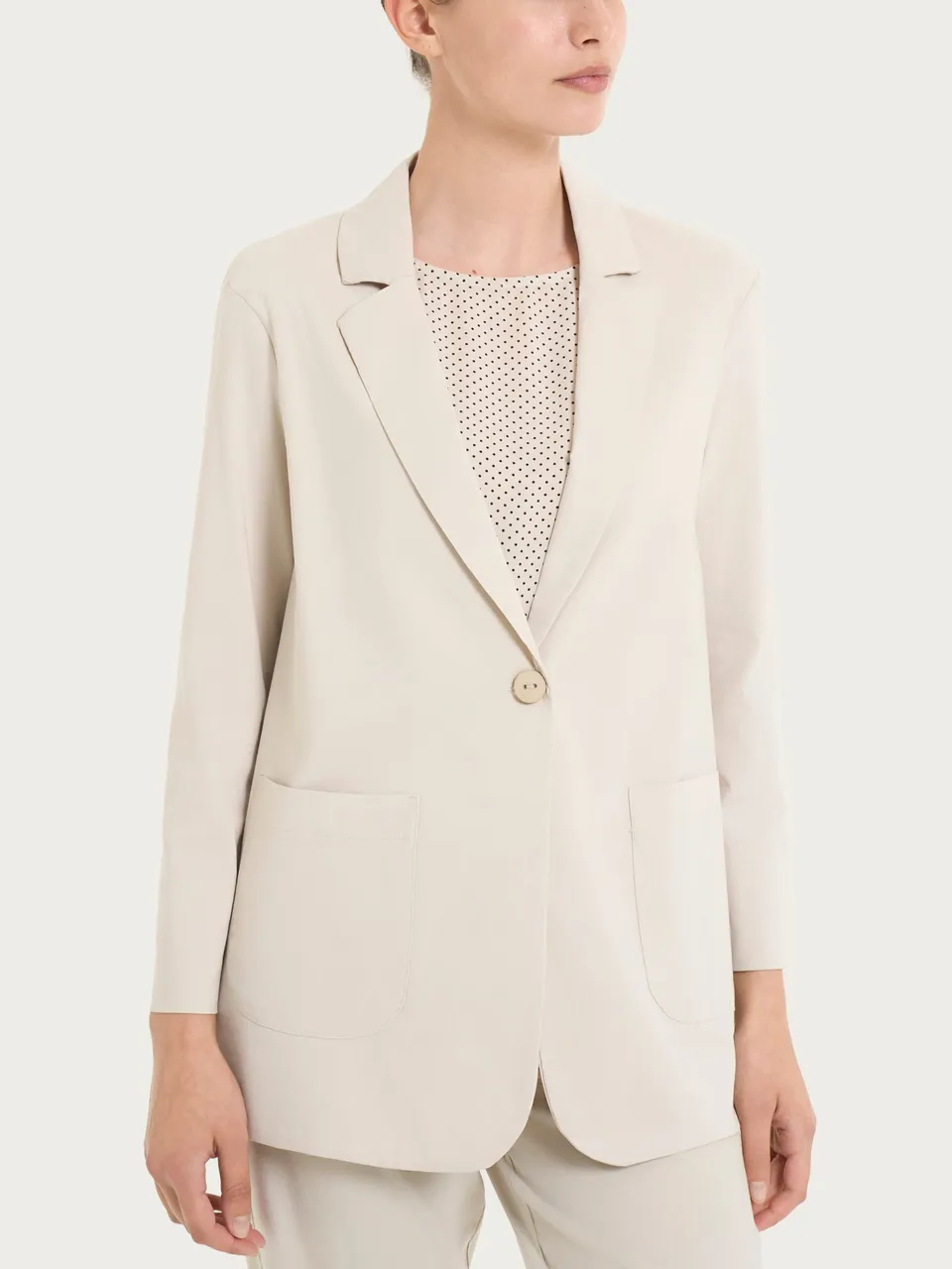 Ragno Super Fresh blazer leggero champignon