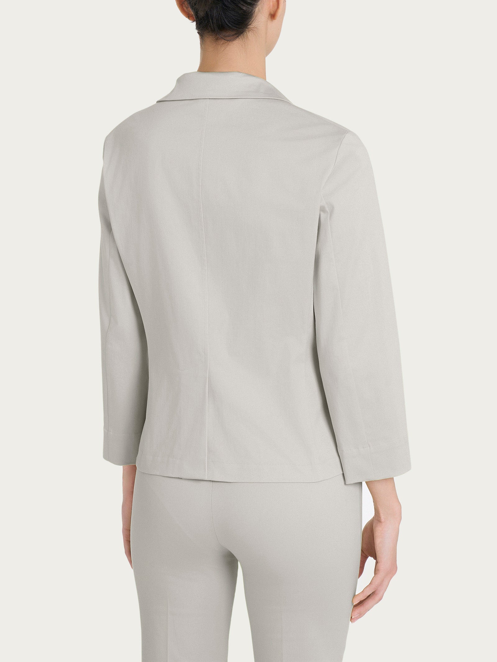 Ragno Satin Power Blazer Giacca Dawn Blue Cotone