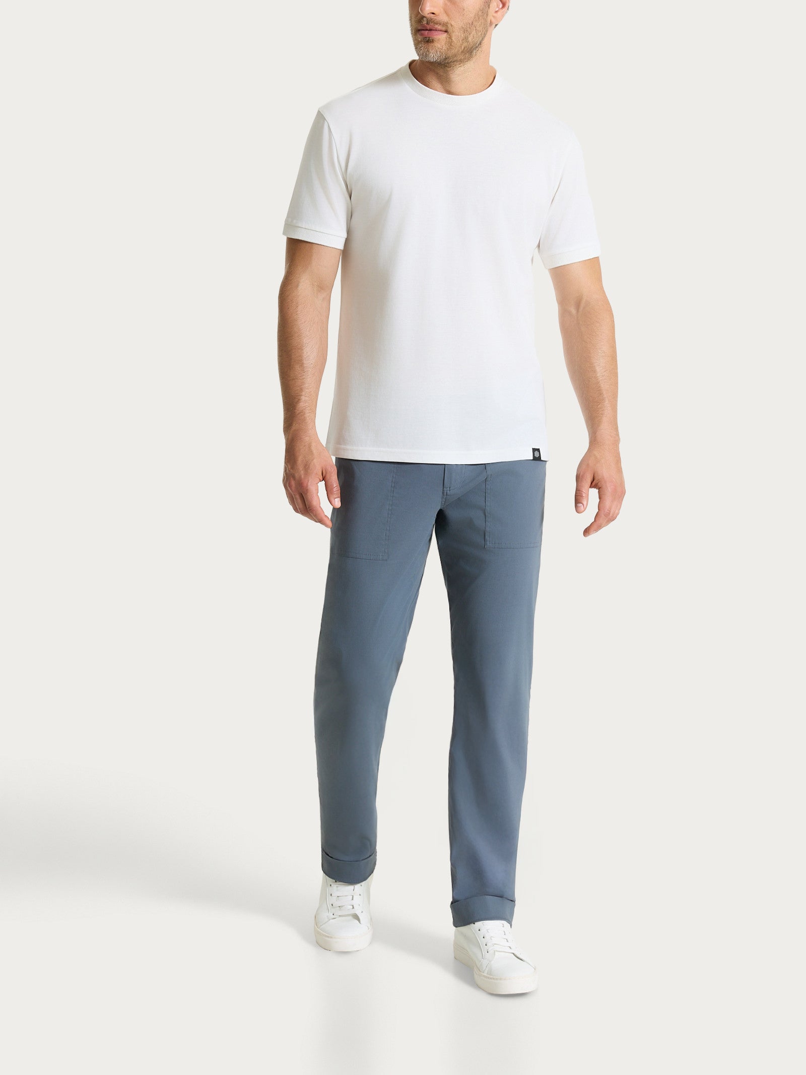 Ragno Super Fresh The Chino pantalone uomo cotone Turbulence