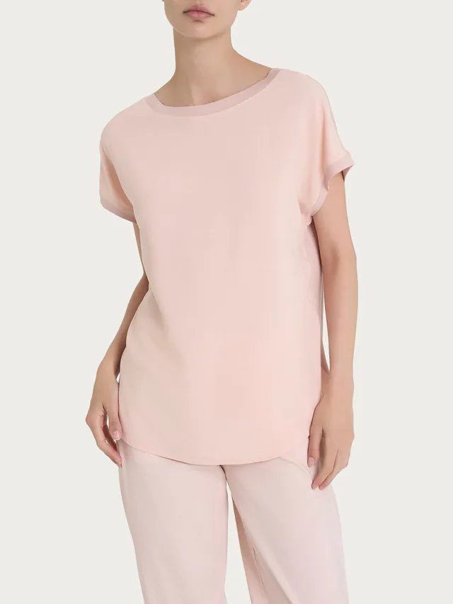 Ragno Kimono t-shirt donna viscosa Cameo Rose