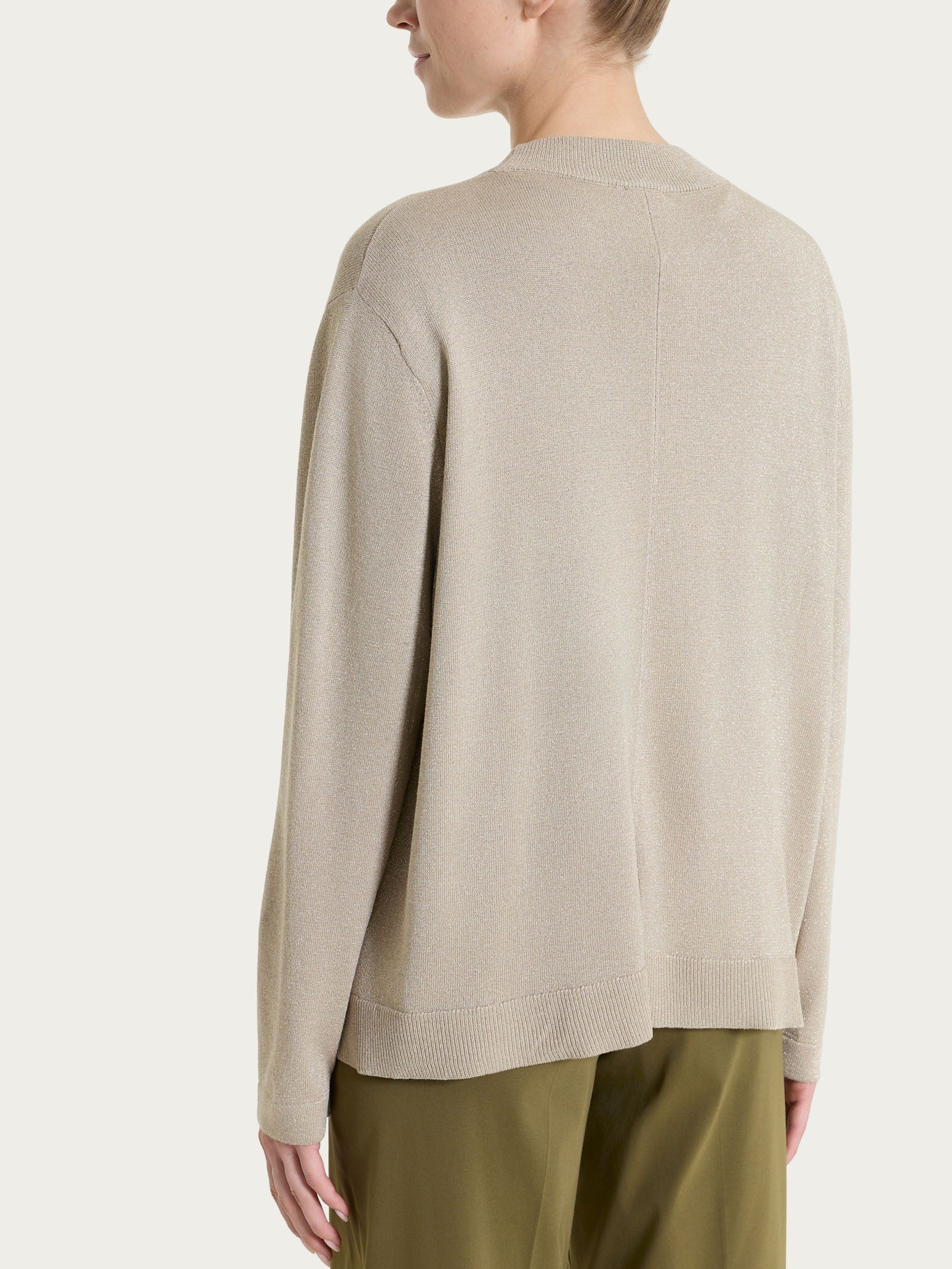 Ragno Summertime Cardigan Aperto Lurex Crockery leggero