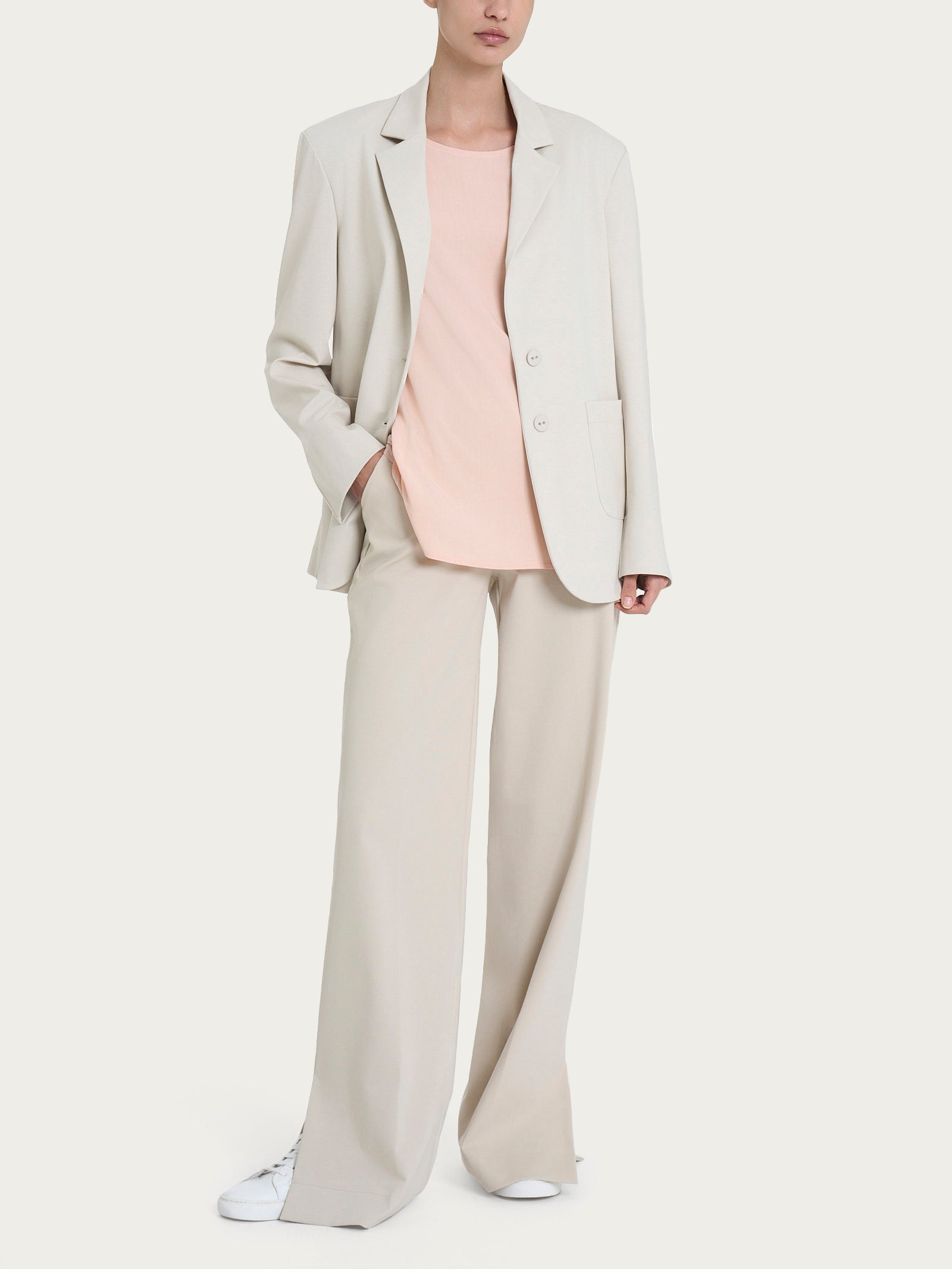 Ragno Compact Light blazer over Champignon leggero