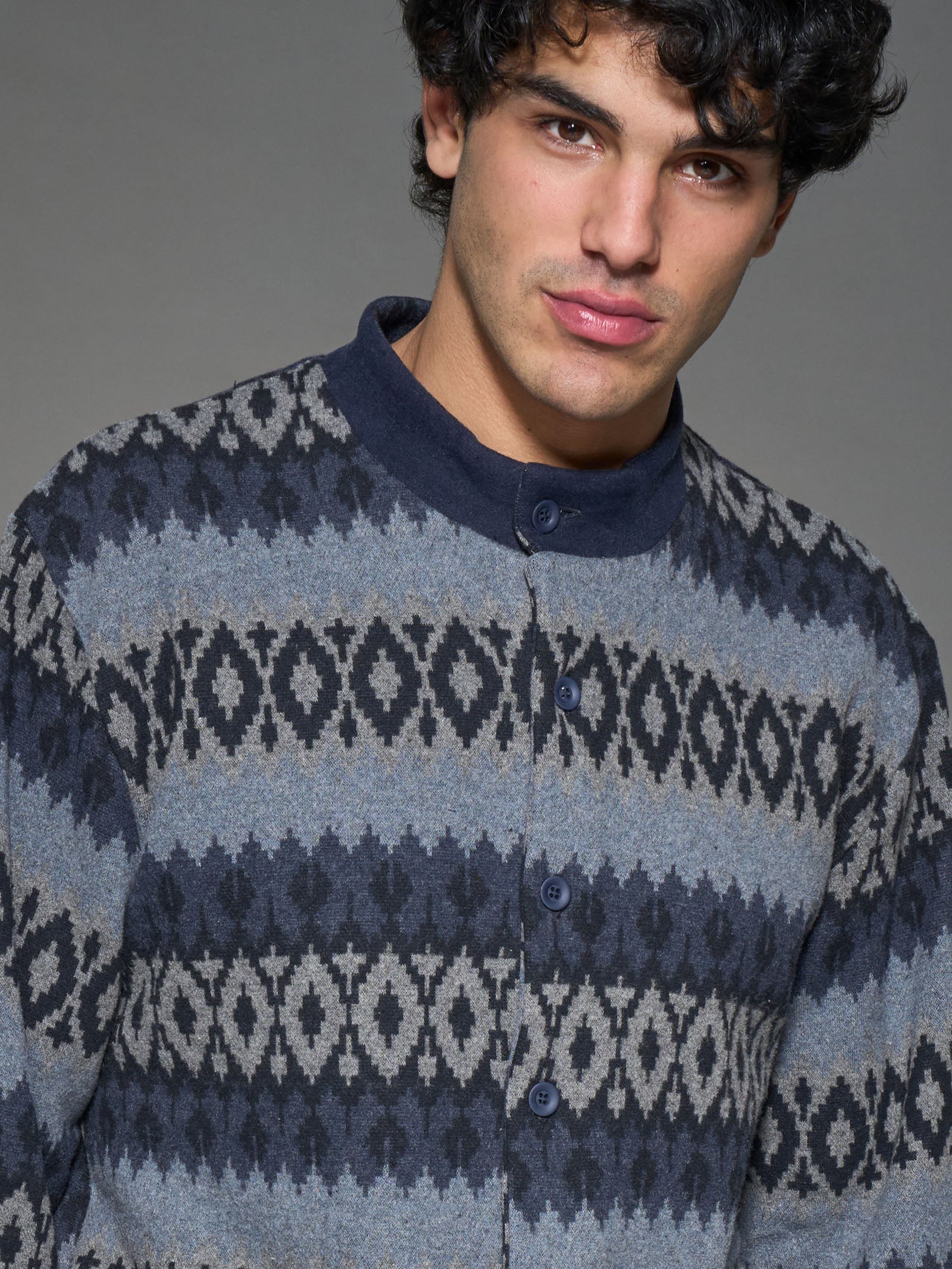 Ragno Pigiama Aperto Cotton Eco Pile Fucile Mel uomo