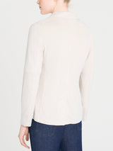 Ragno Compact Blazer Donna 2 Bottoni Champignon Ecopelle
