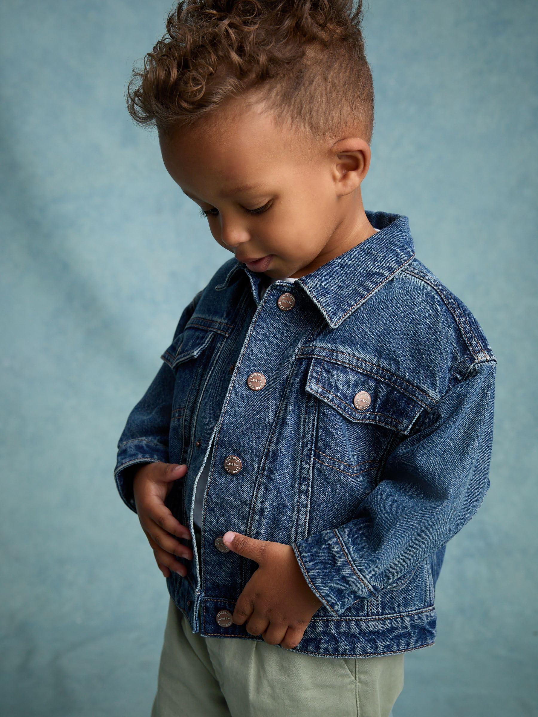 Next giacca jeans bambino 100% cotone 18-24 mesi