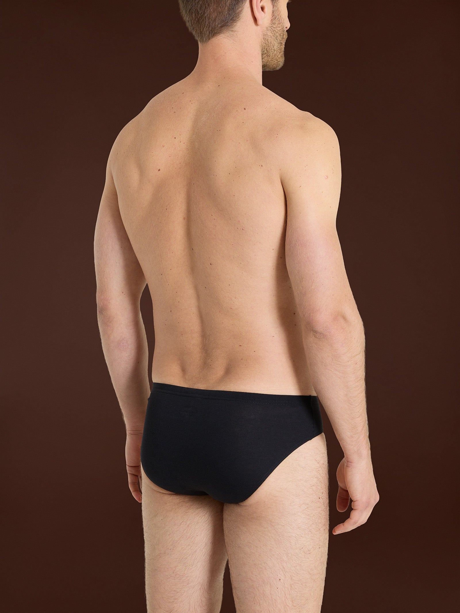 Ragno 100% Cotton slip cotone uomo nero bipack 2 pezzi