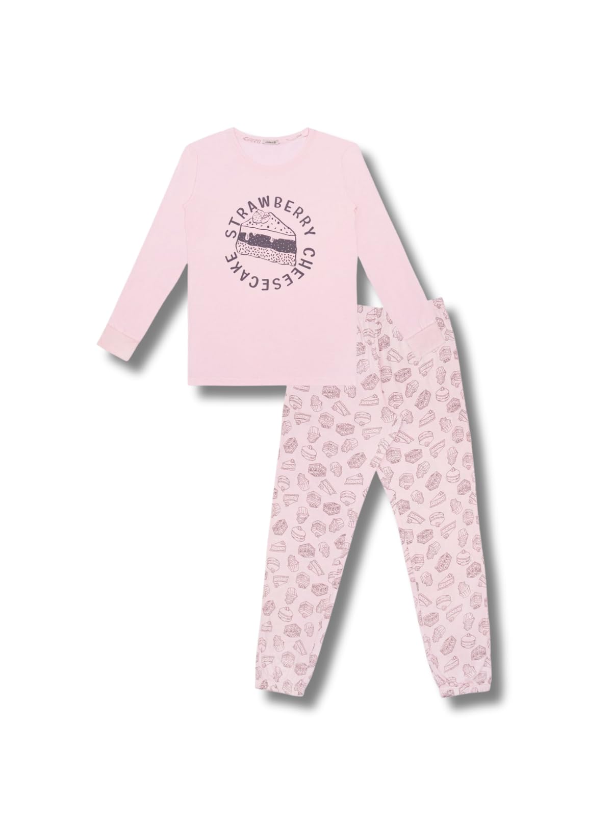Lady C 3224 pigiama donna cotone leggero bianco fresco