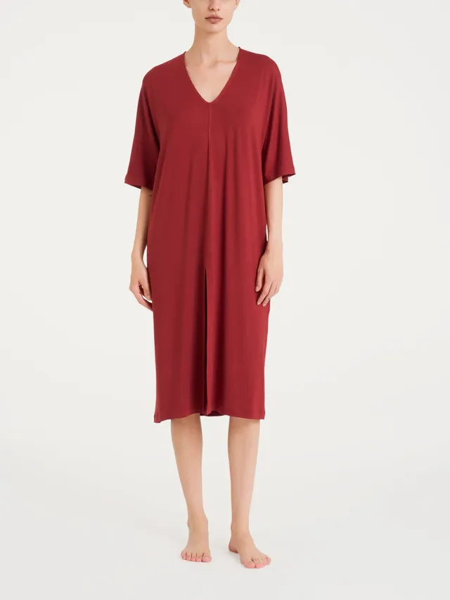 Ragno Beachwear abito donna brandy spacco frontale