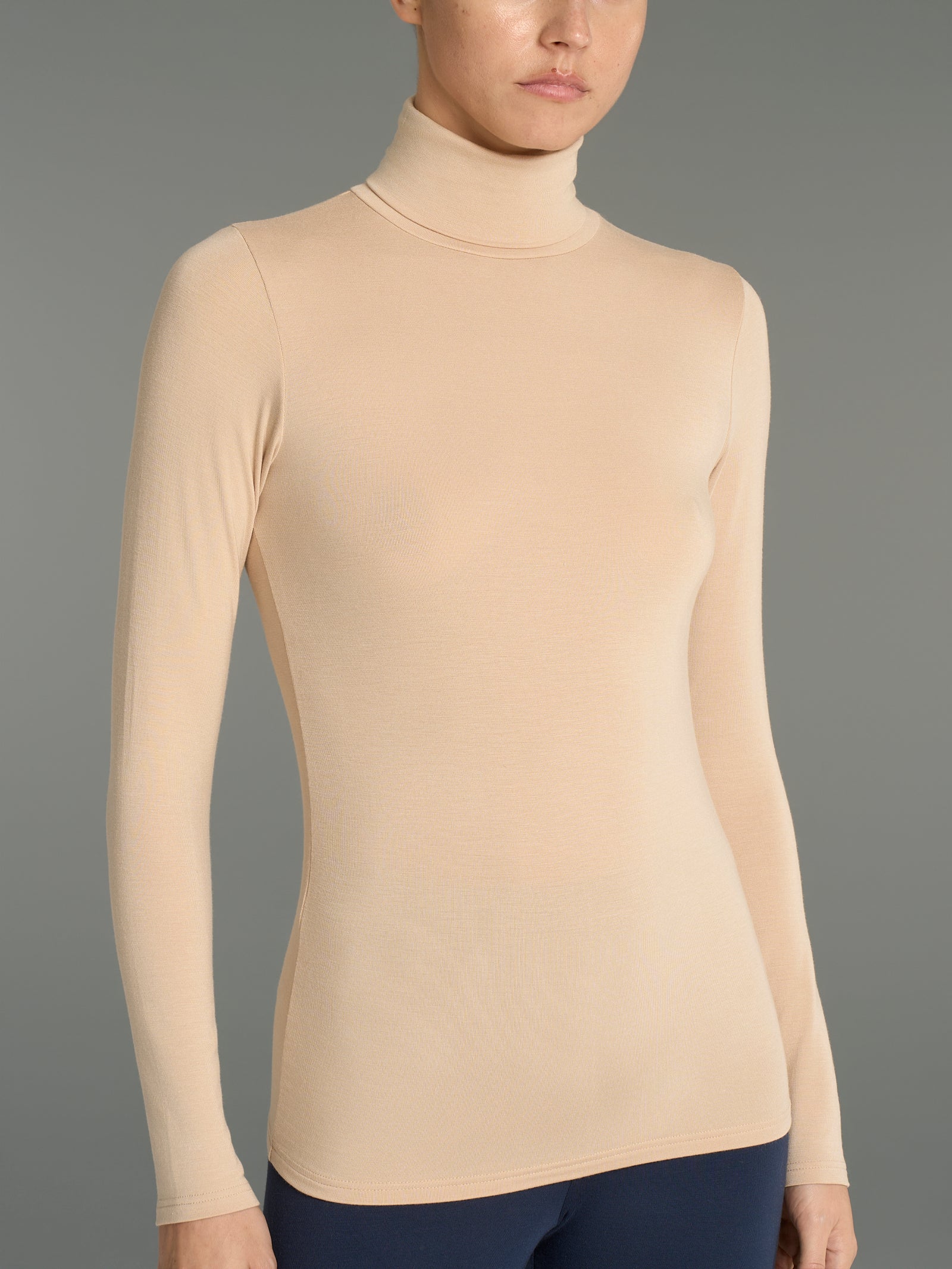 Ragno Dolcevita maglia Irish Cream viscosa elasticizzata