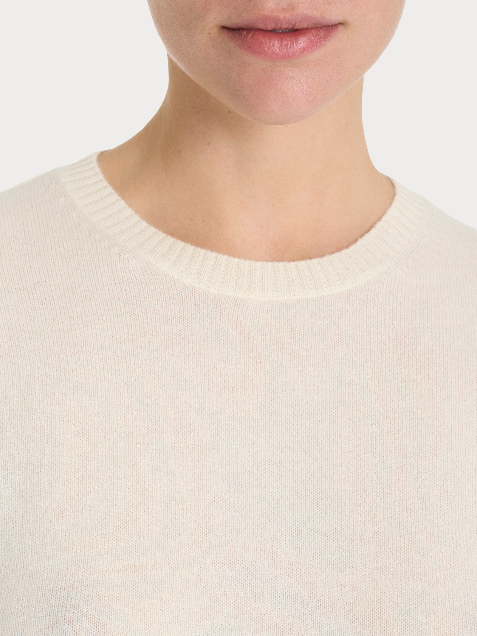 Ragno Merino Soft Maglia girocollo donna Avorio calda