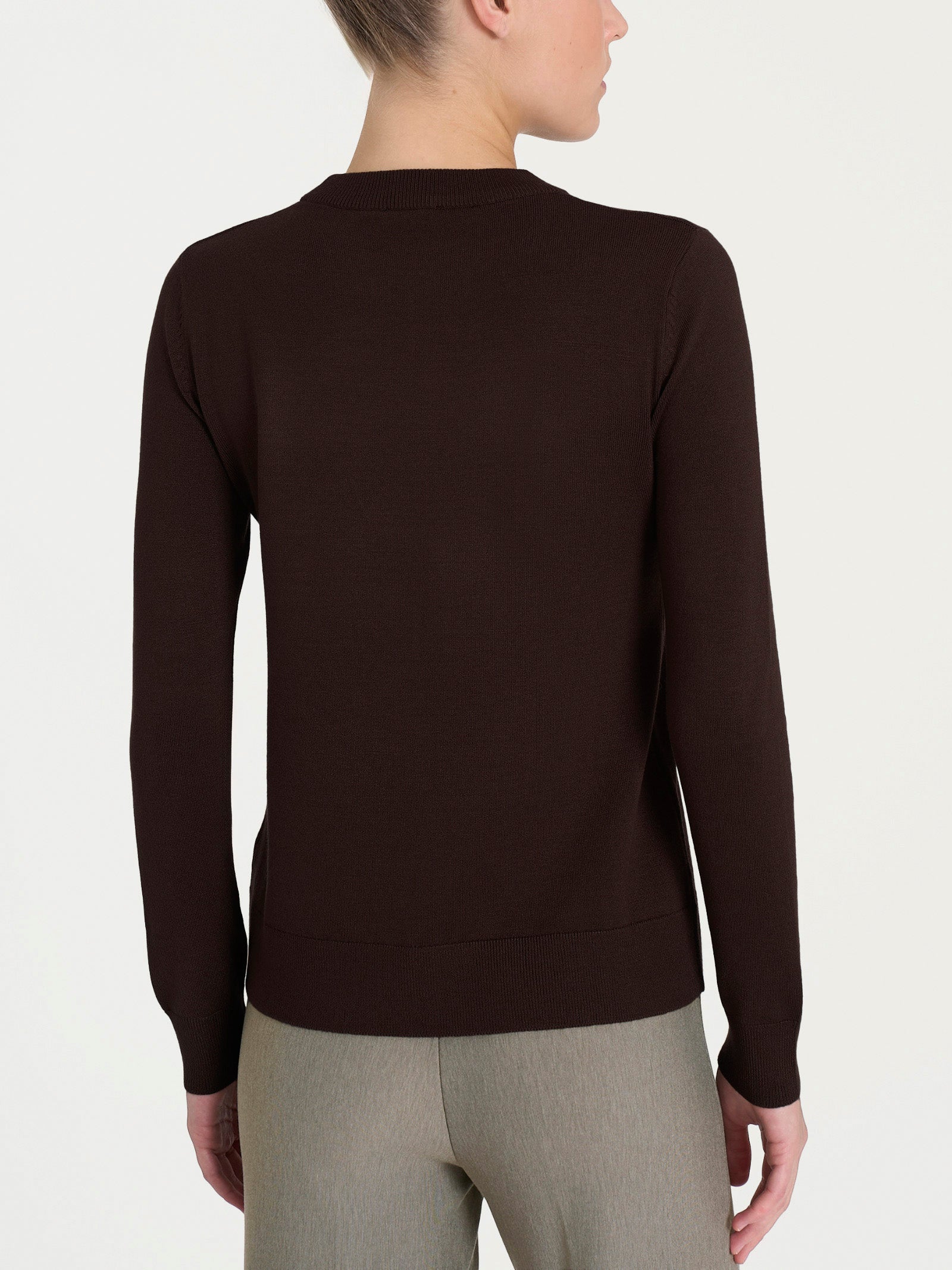Ragno Four Seasons Maglia Girocollo Lunga Chocolate Torte