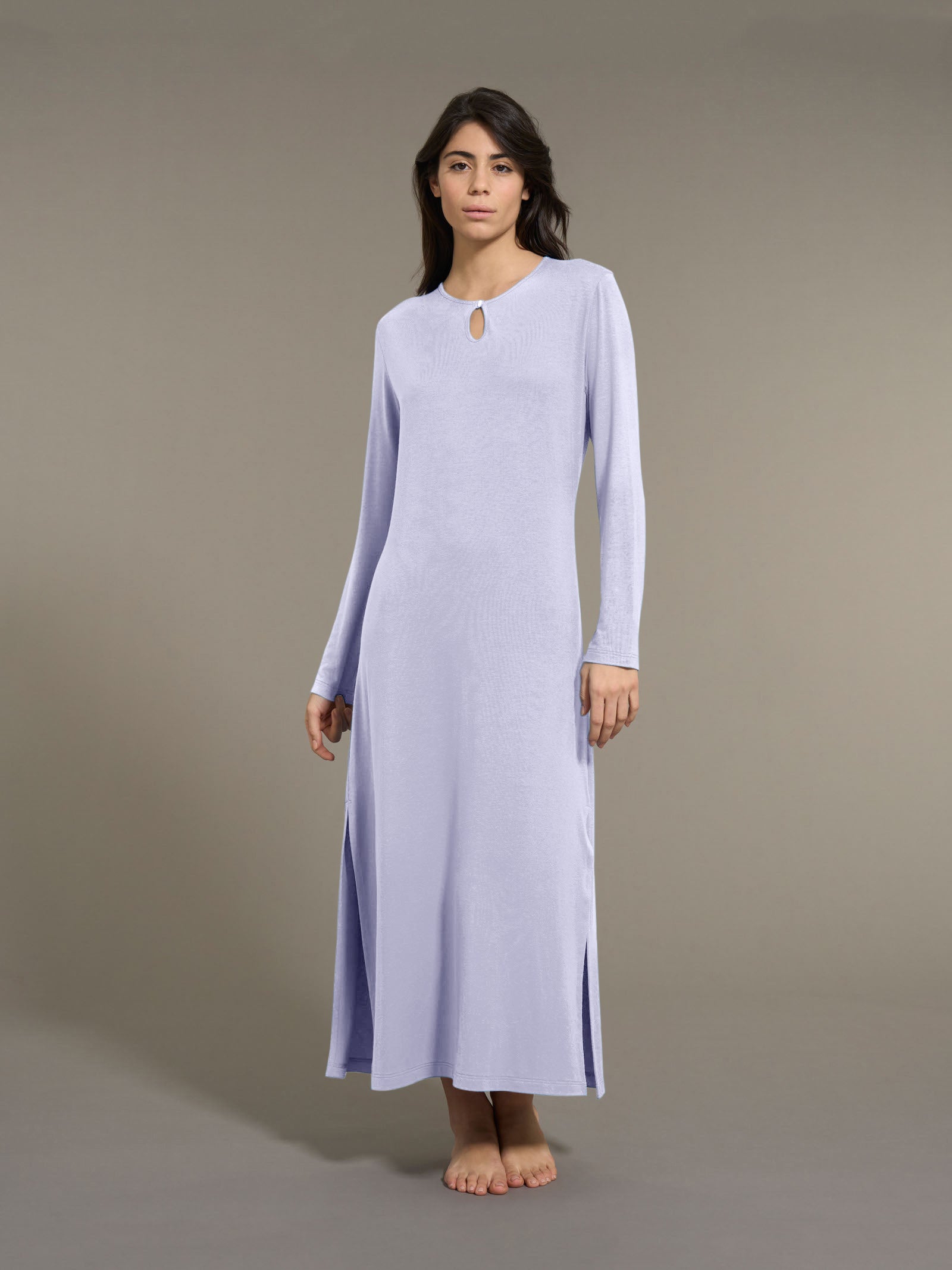 Ragno Notte Camicia da Notte Lunga Micromodal Blu