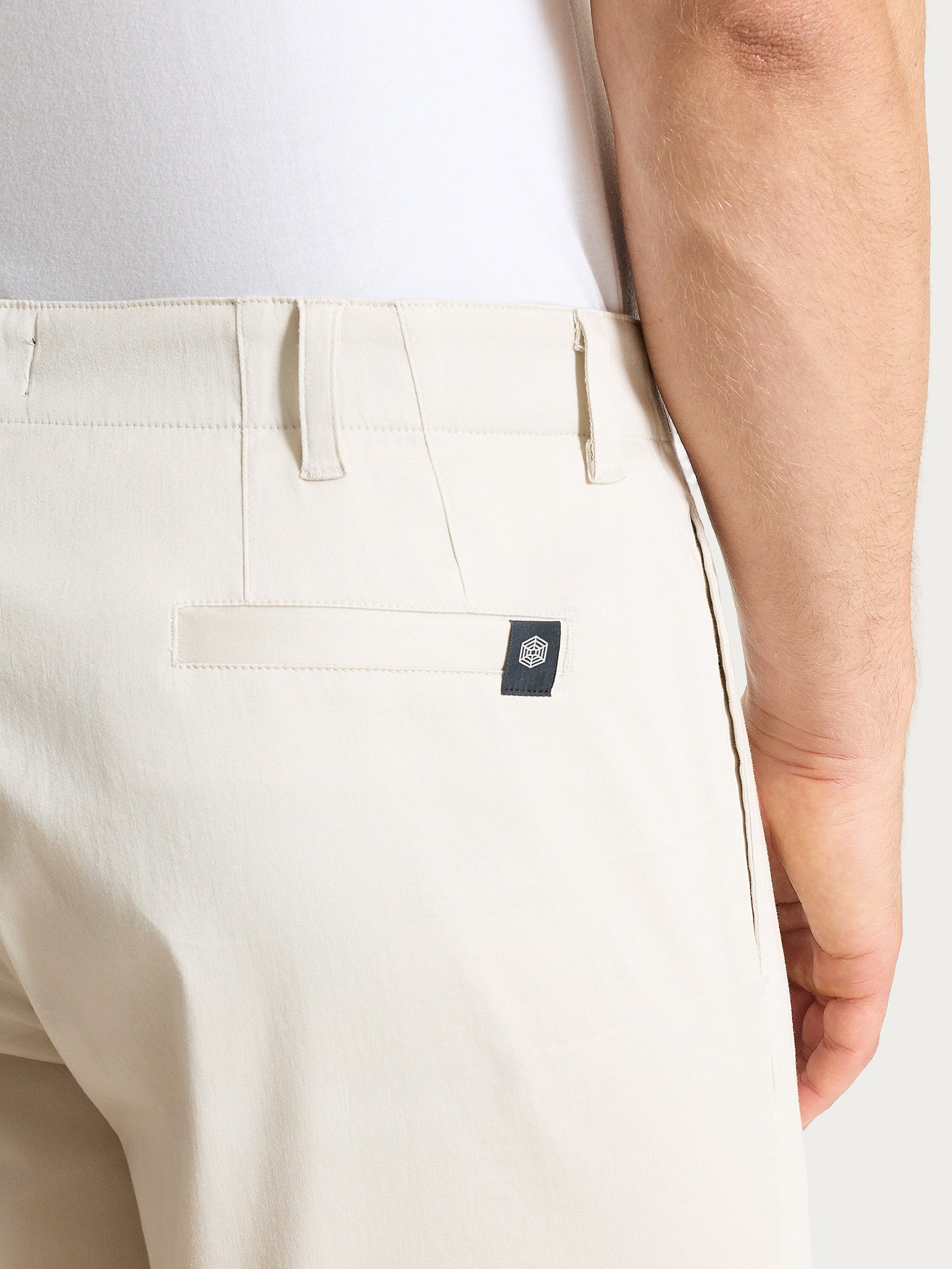 Ragno Satin Power bermuda uomo champignon cotone
