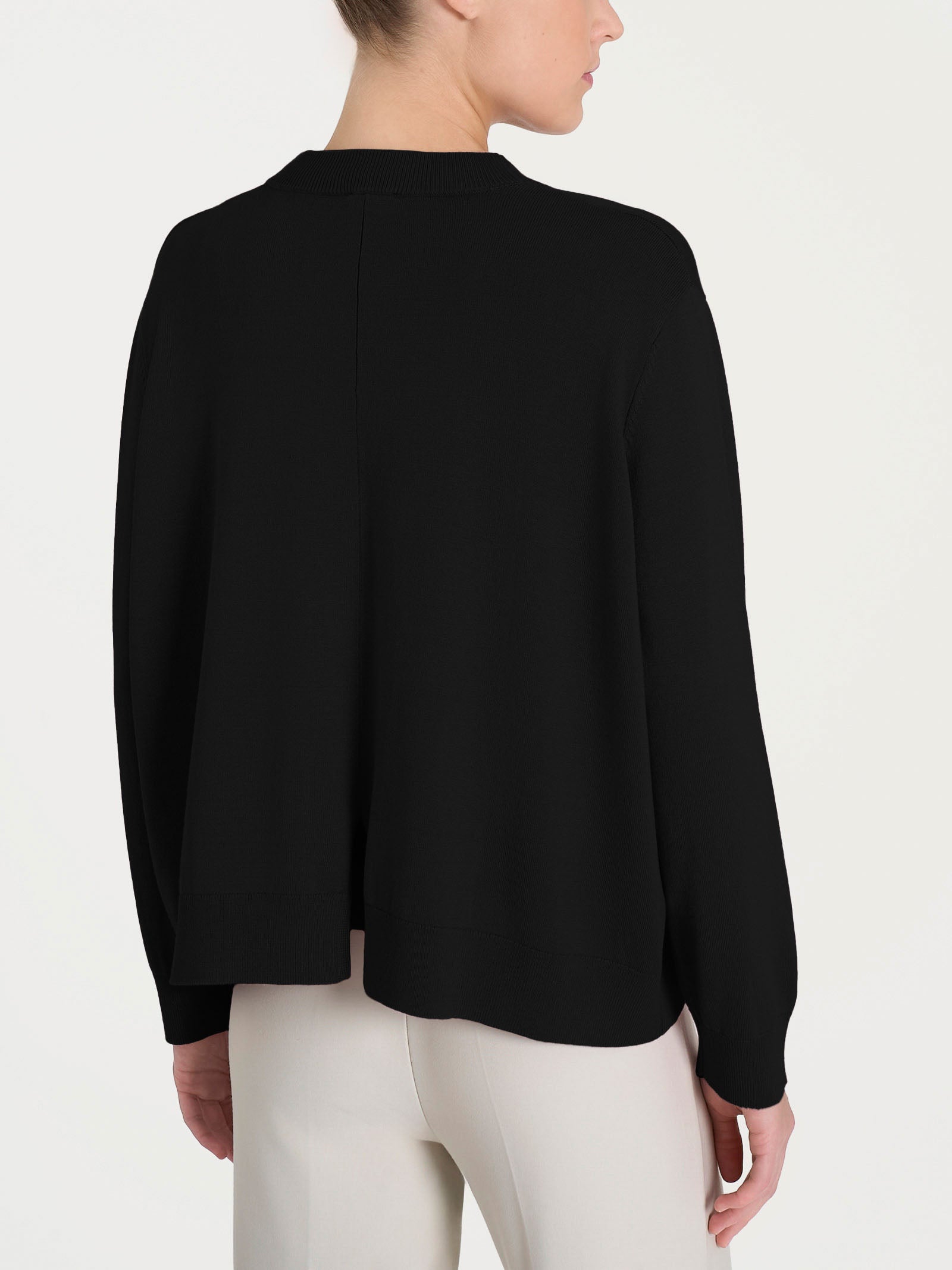 Ragno Four Seasons Cardigan Corto Nero maglia regular