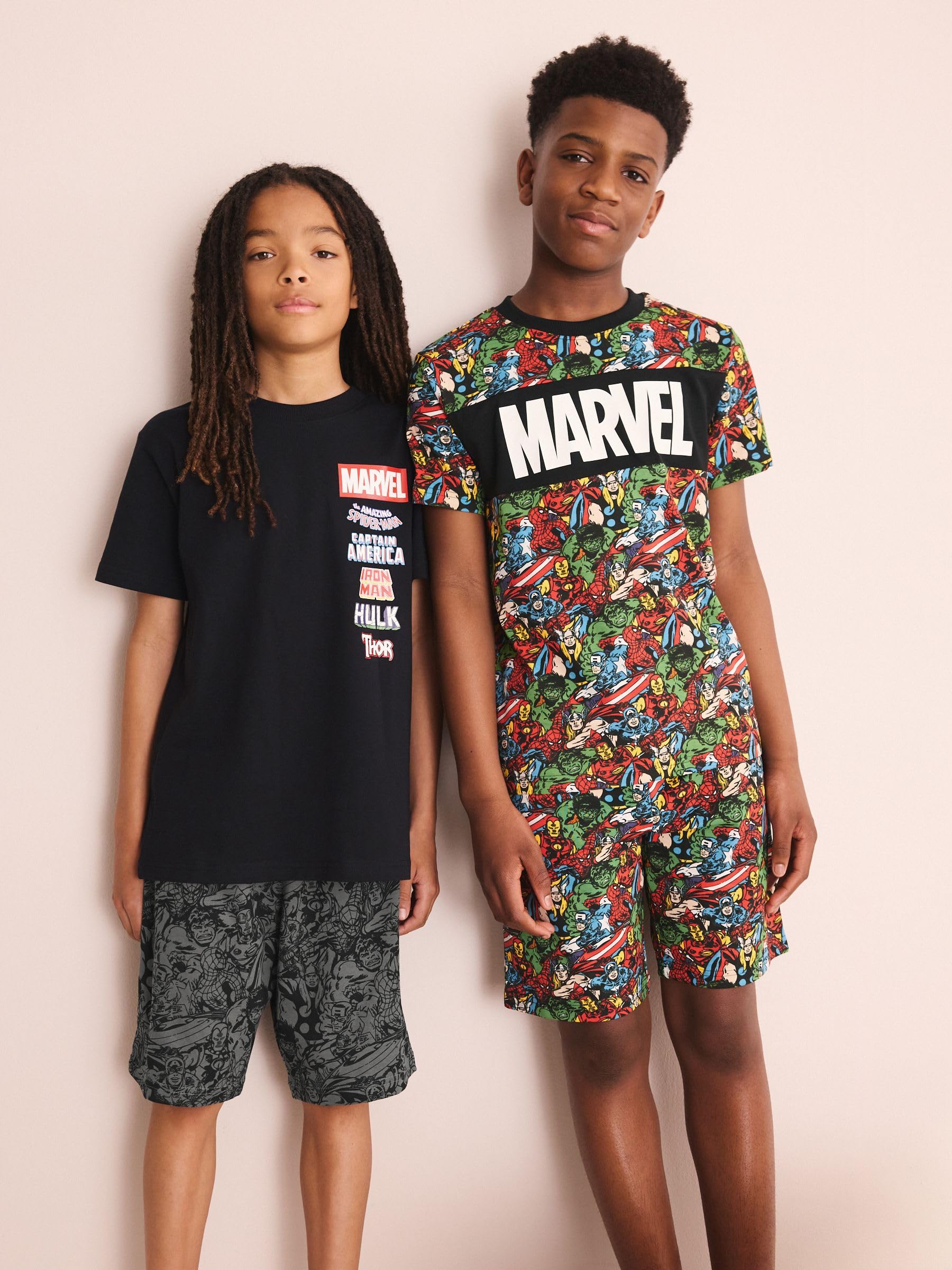 NEXT Ragazzo Marvel pigiami corti 2 pezzi 110 personaggi