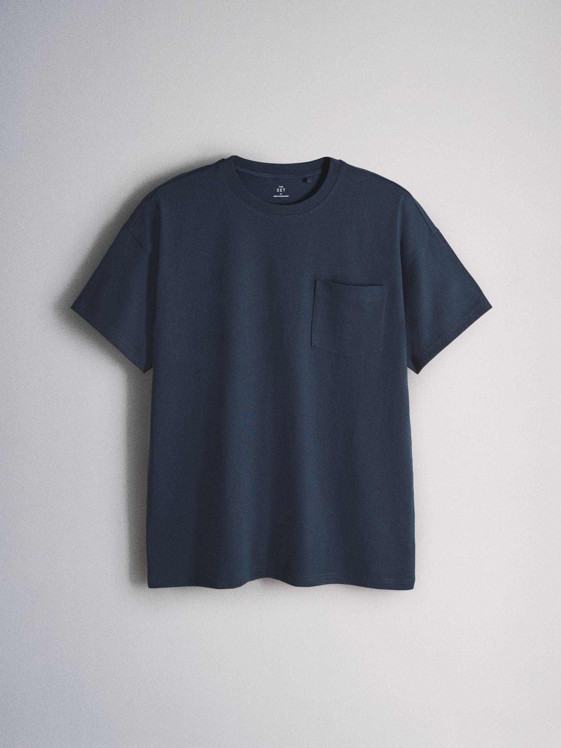 Geo Next The Set T-shirt cotone pesante uomo 4 pezzi con tasca